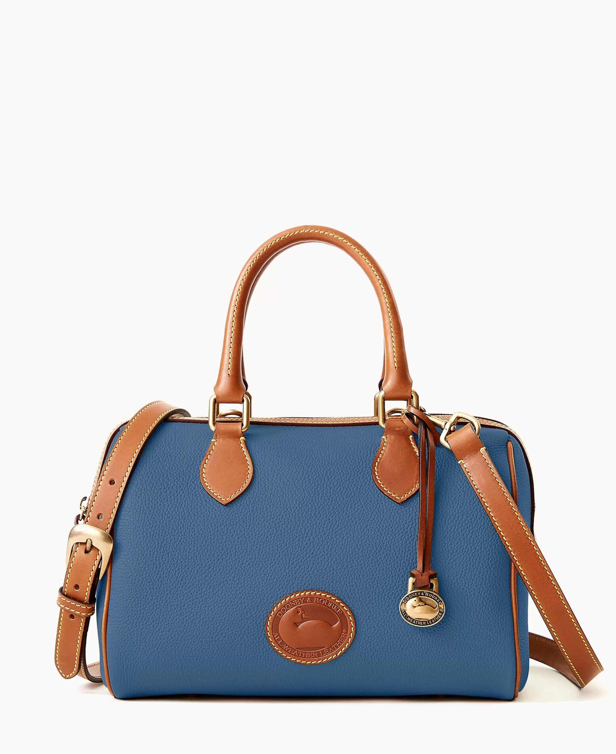 Dooney & Bourke Ready For the Getaway | Pebbled Leather^All Weather Leather 3.0 Barrel Satchel 28