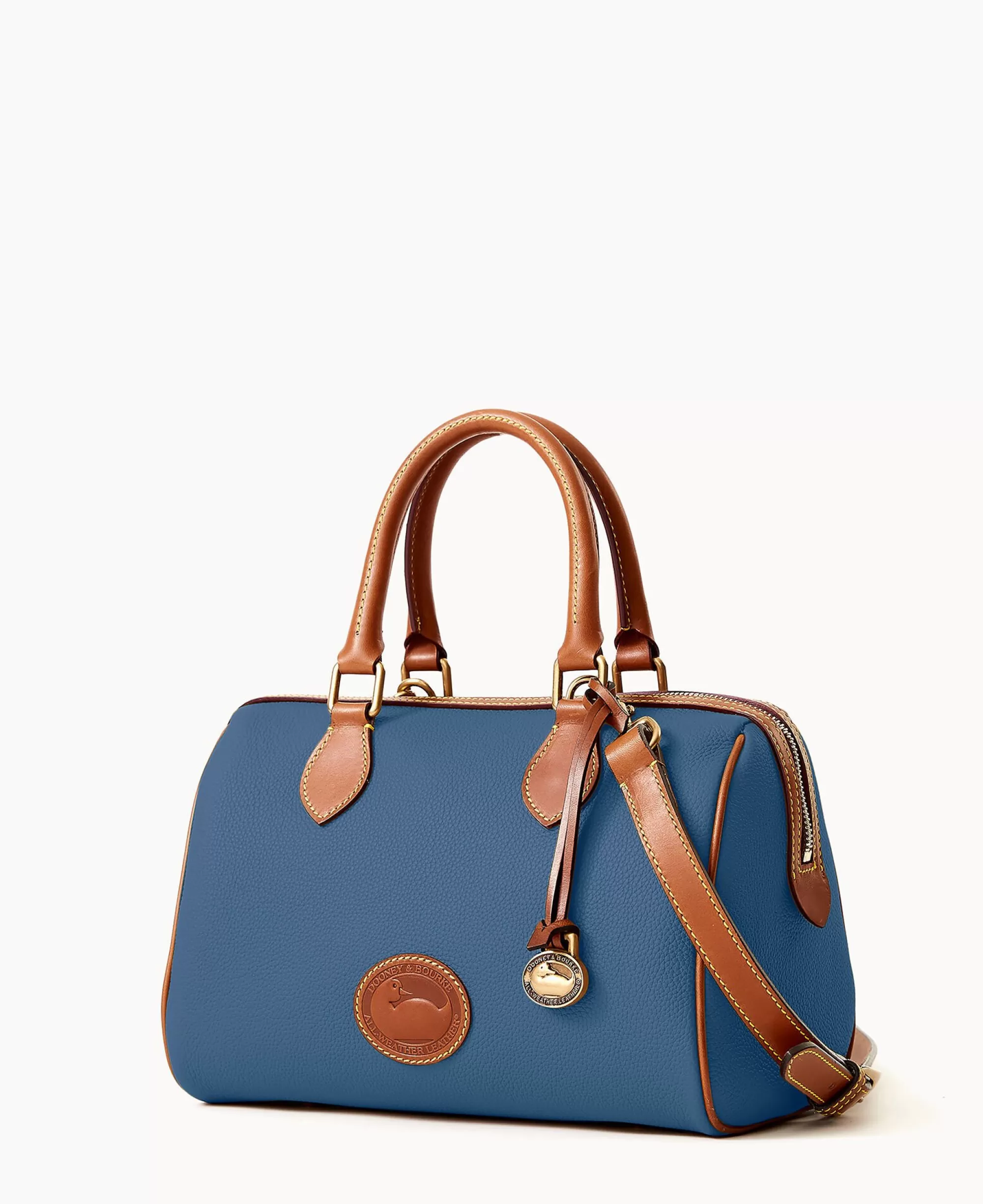 Dooney & Bourke Ready For the Getaway | Pebbled Leather^All Weather Leather 3.0 Barrel Satchel 28