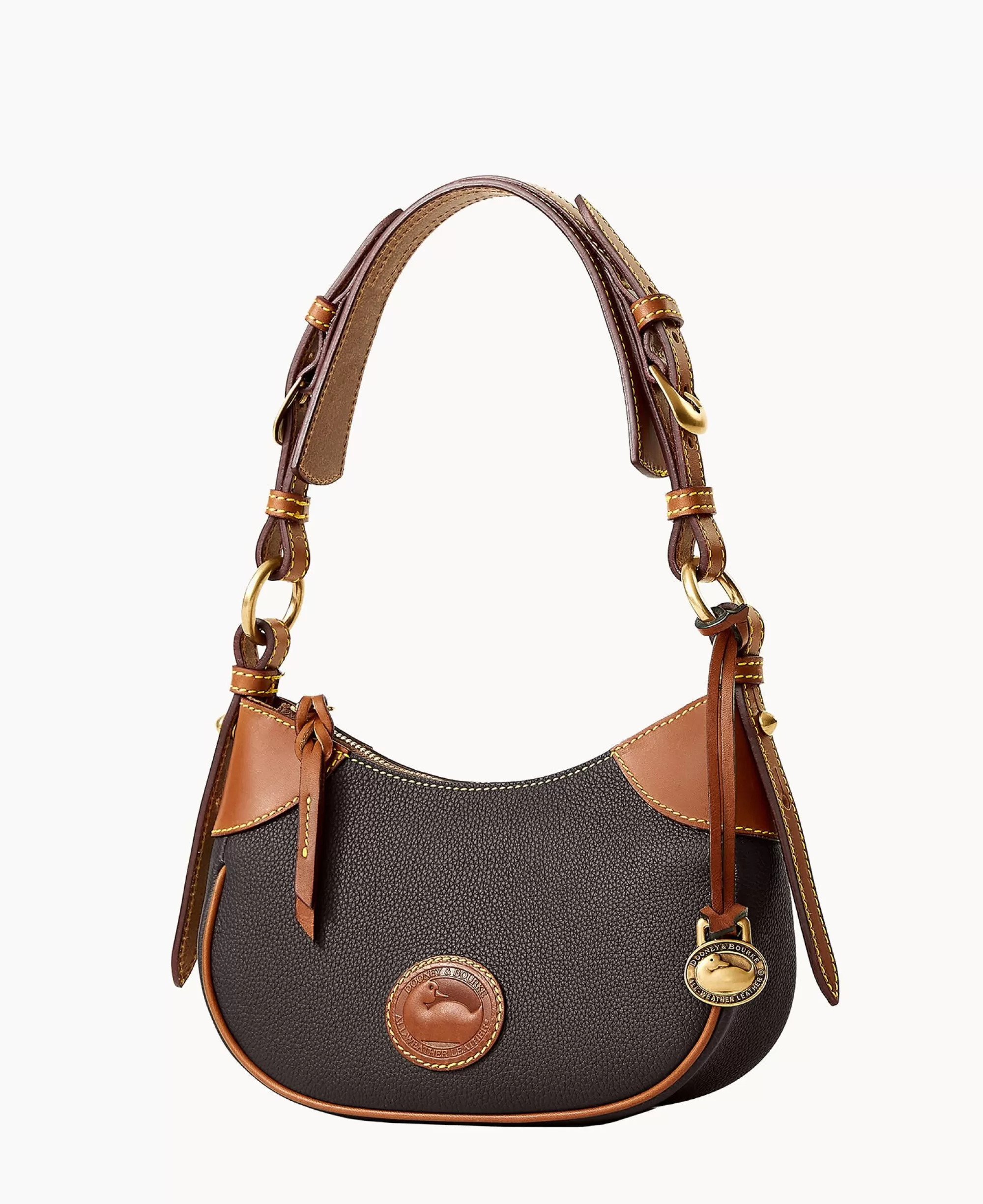 Dooney & Bourke Ready For the Getaway | Pebbled Leather^All Weather Leather 3.0 Demi Shoulder 22