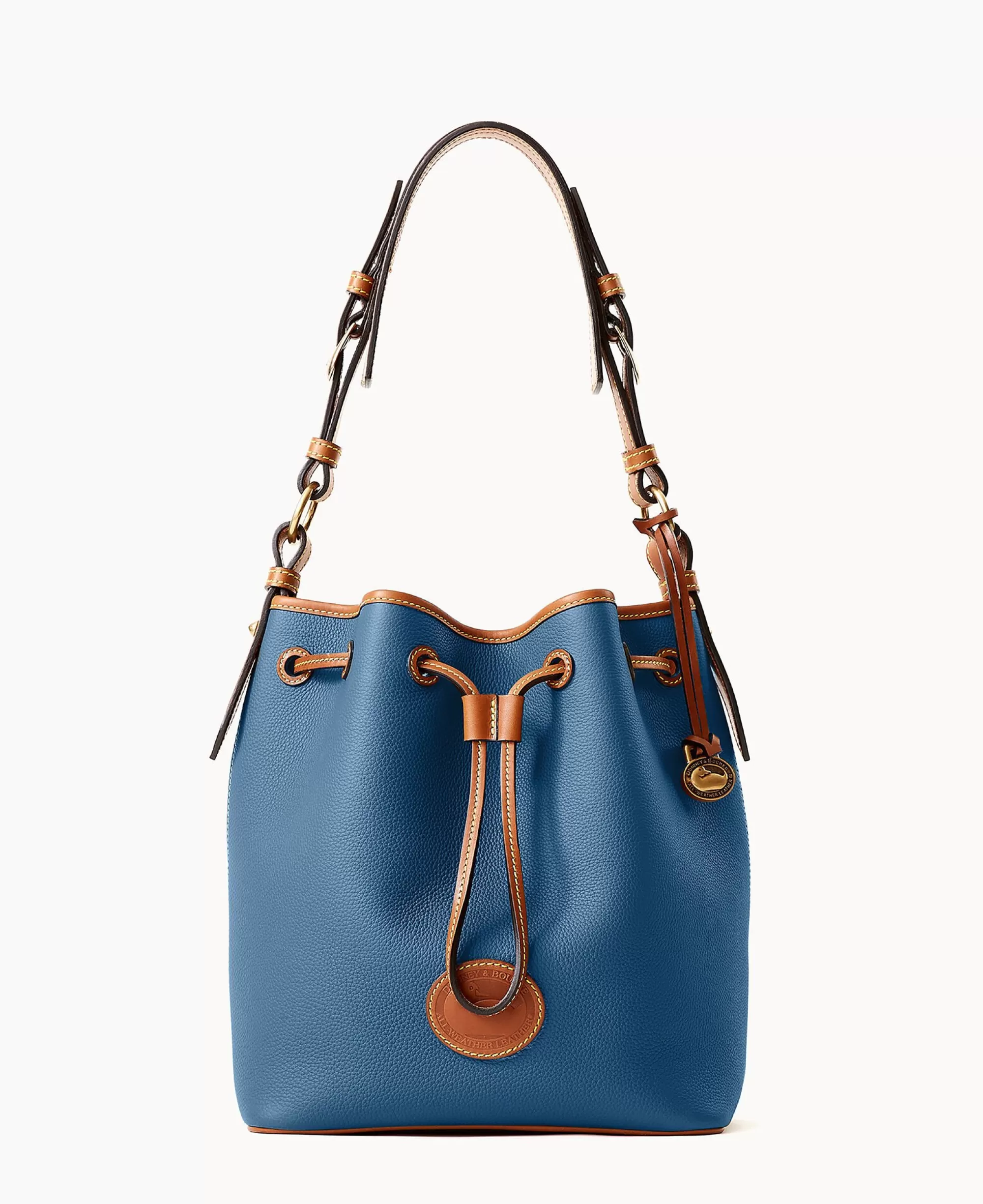 Dooney & Bourke Ready For the Getaway | Pebbled Leather^All Weather Leather 3.0 Drawstring 25