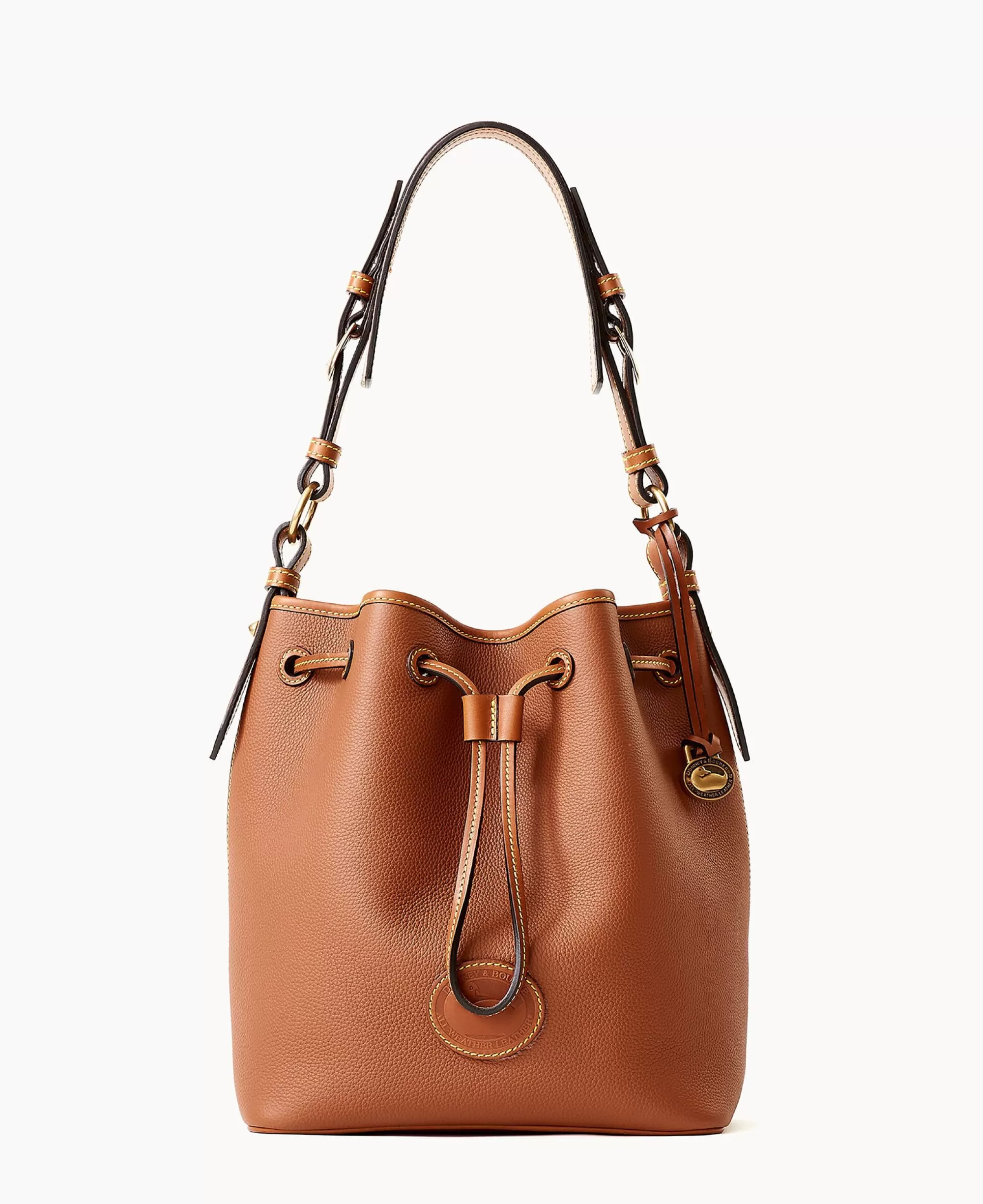 Dooney & Bourke Ready For the Getaway | Pebbled Leather^All Weather Leather 3.0 Drawstring 25