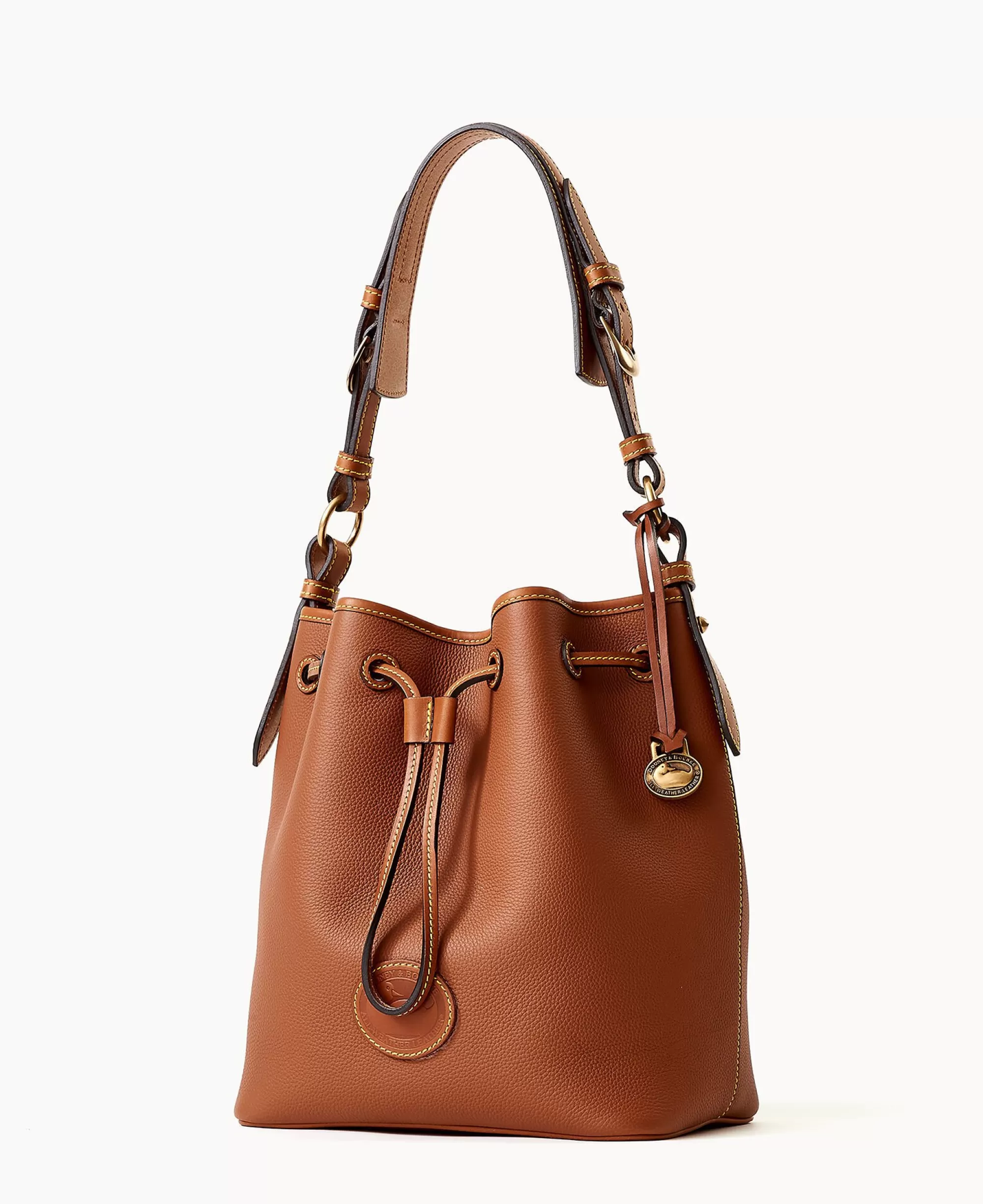 Dooney & Bourke Ready For the Getaway | Pebbled Leather^All Weather Leather 3.0 Drawstring 25