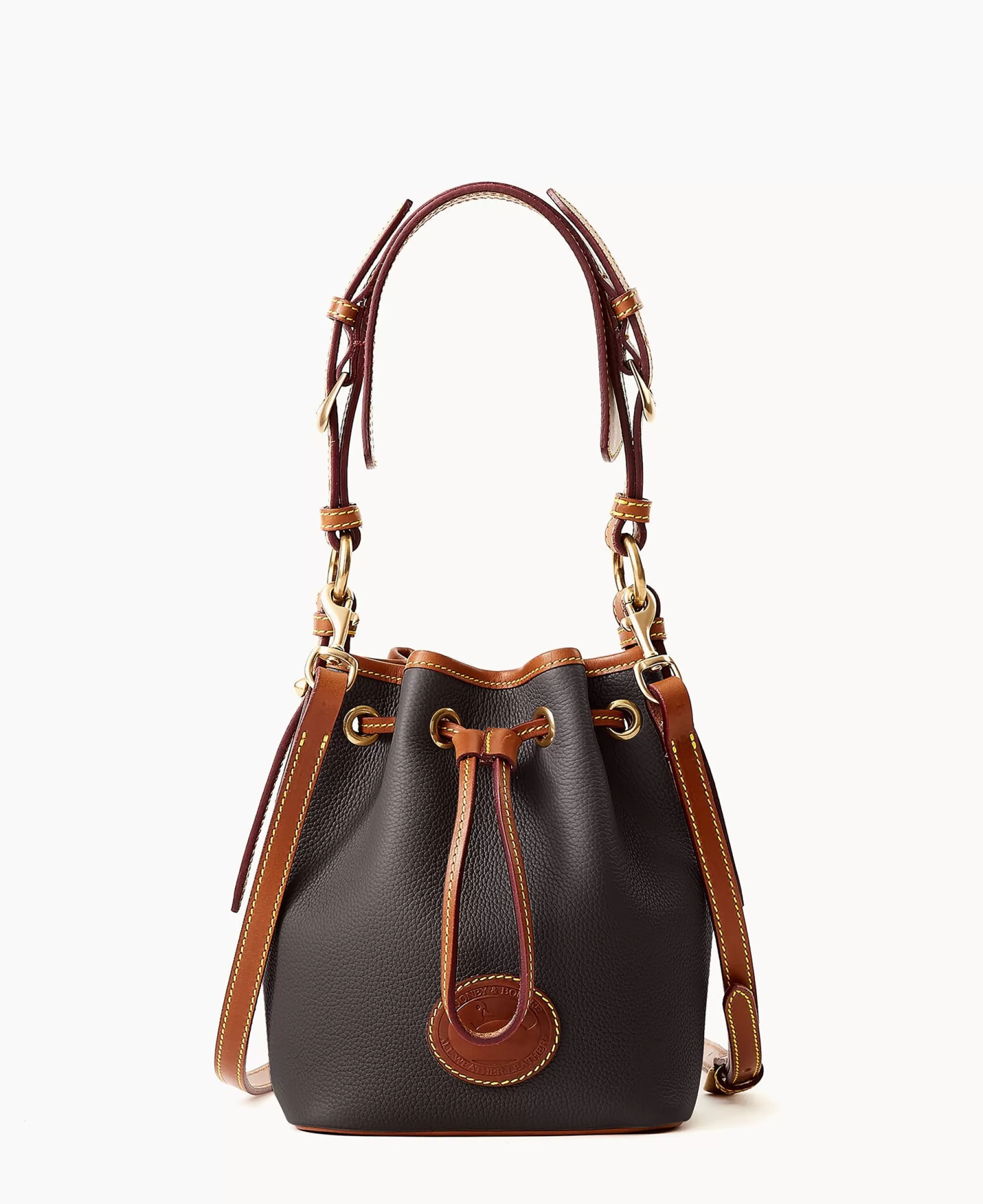 Dooney & Bourke Pebbled Leather | Mini Bags^All Weather Leather 3.0 Mini Drawstring 17