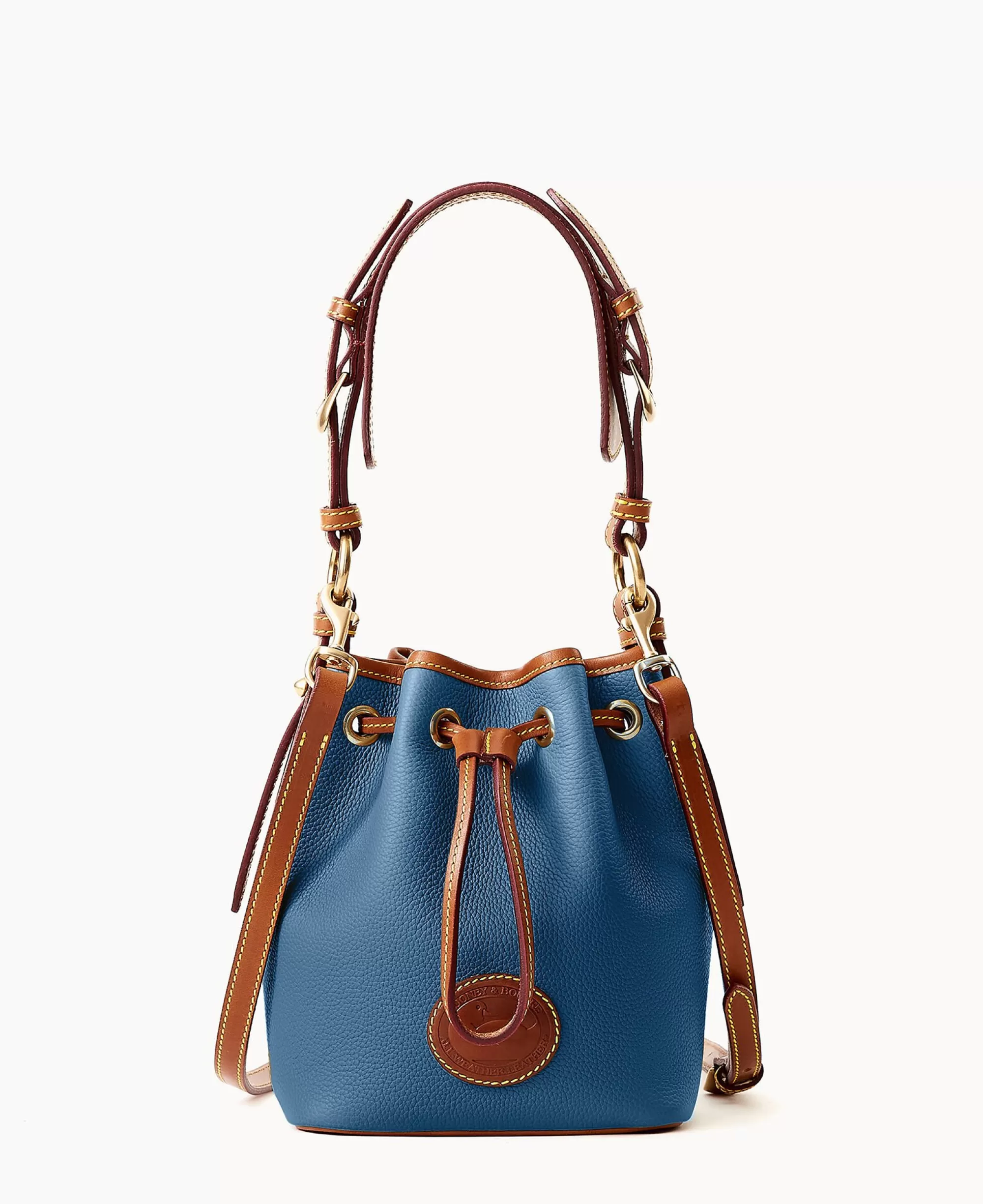 Dooney & Bourke Pebbled Leather | Mini Bags^All Weather Leather 3.0 Mini Drawstring 17