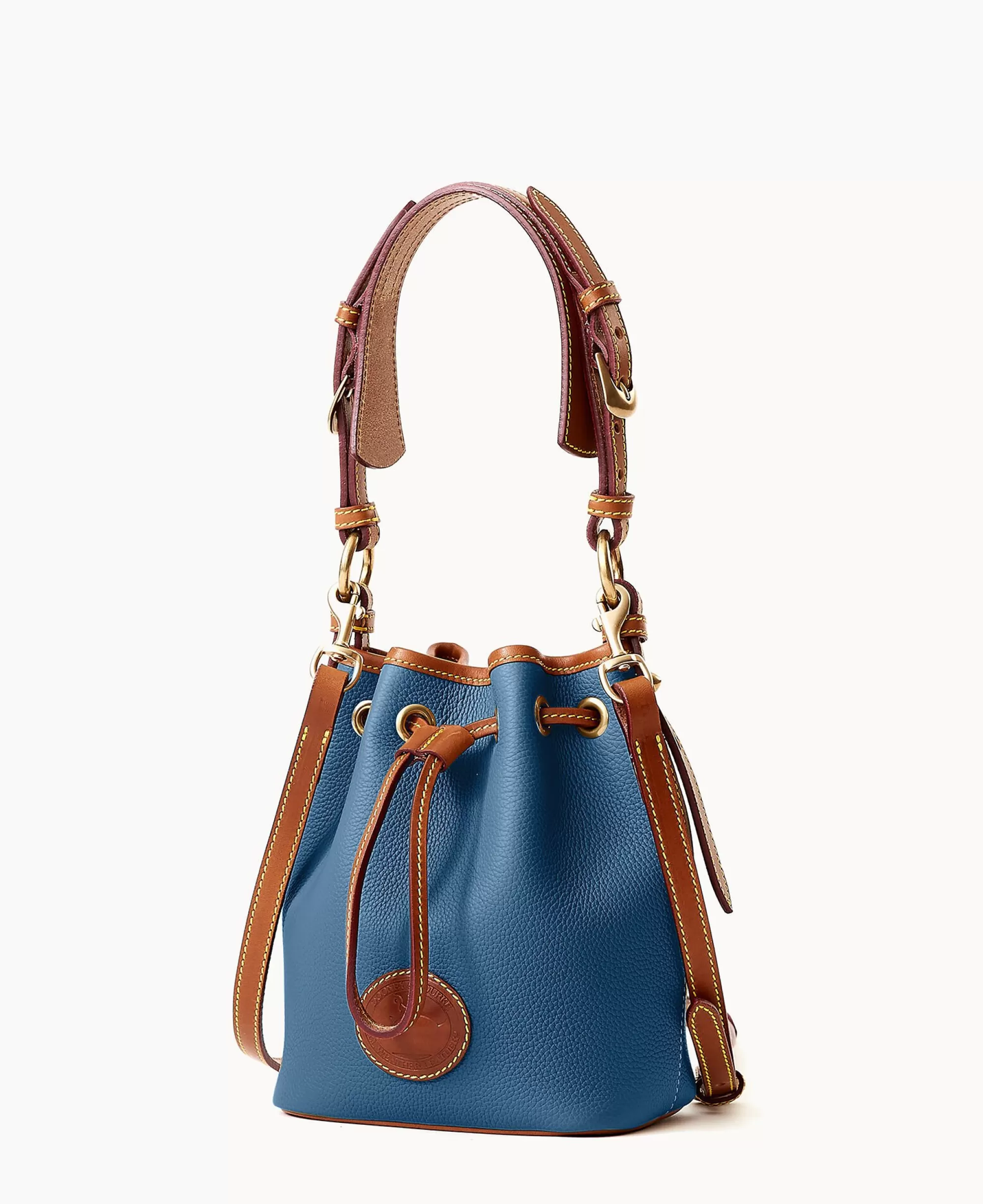 Dooney & Bourke Pebbled Leather | Mini Bags^All Weather Leather 3.0 Mini Drawstring 17