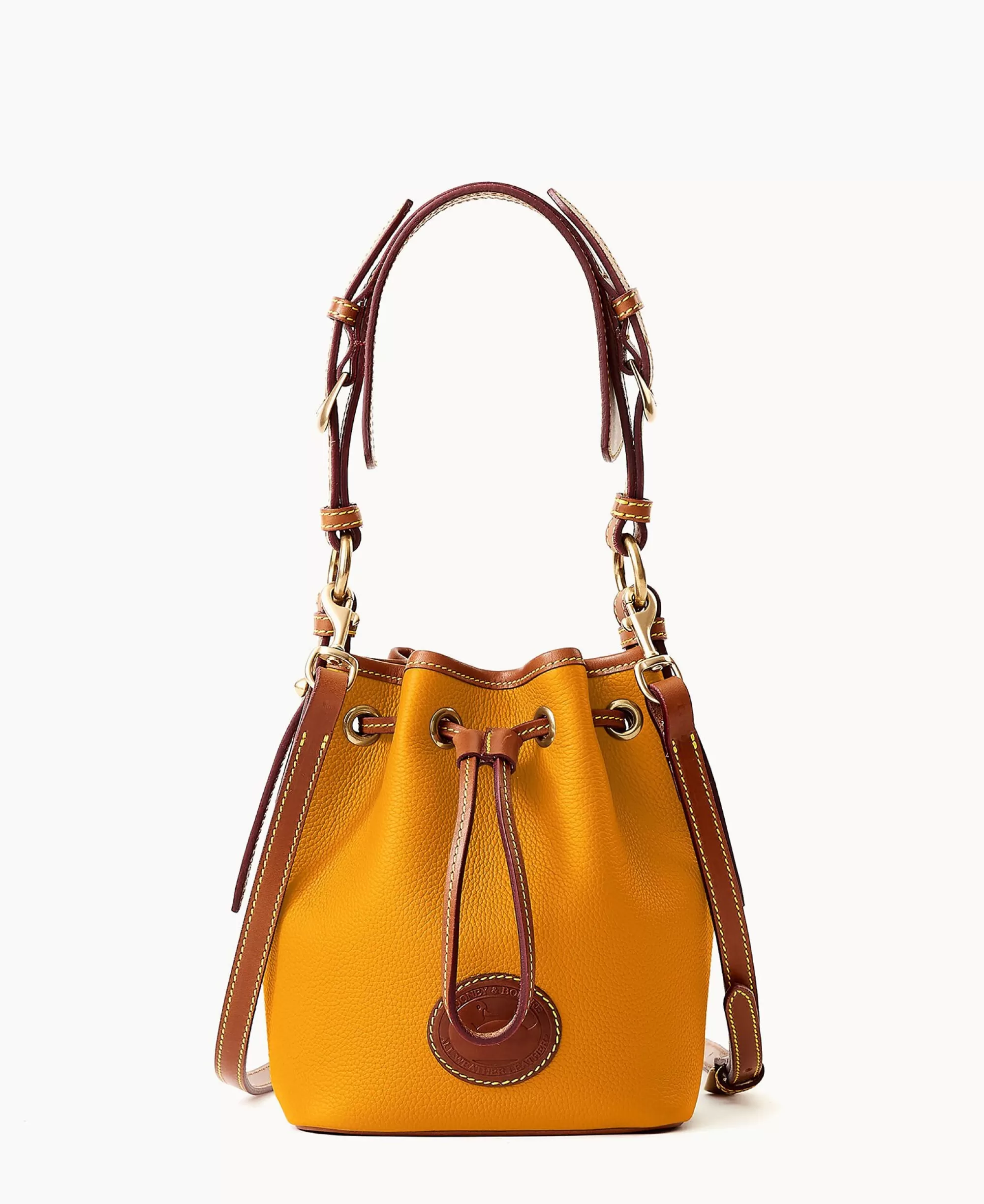 Dooney & Bourke Pebbled Leather | Mini Bags^All Weather Leather 3.0 Mini Drawstring 17