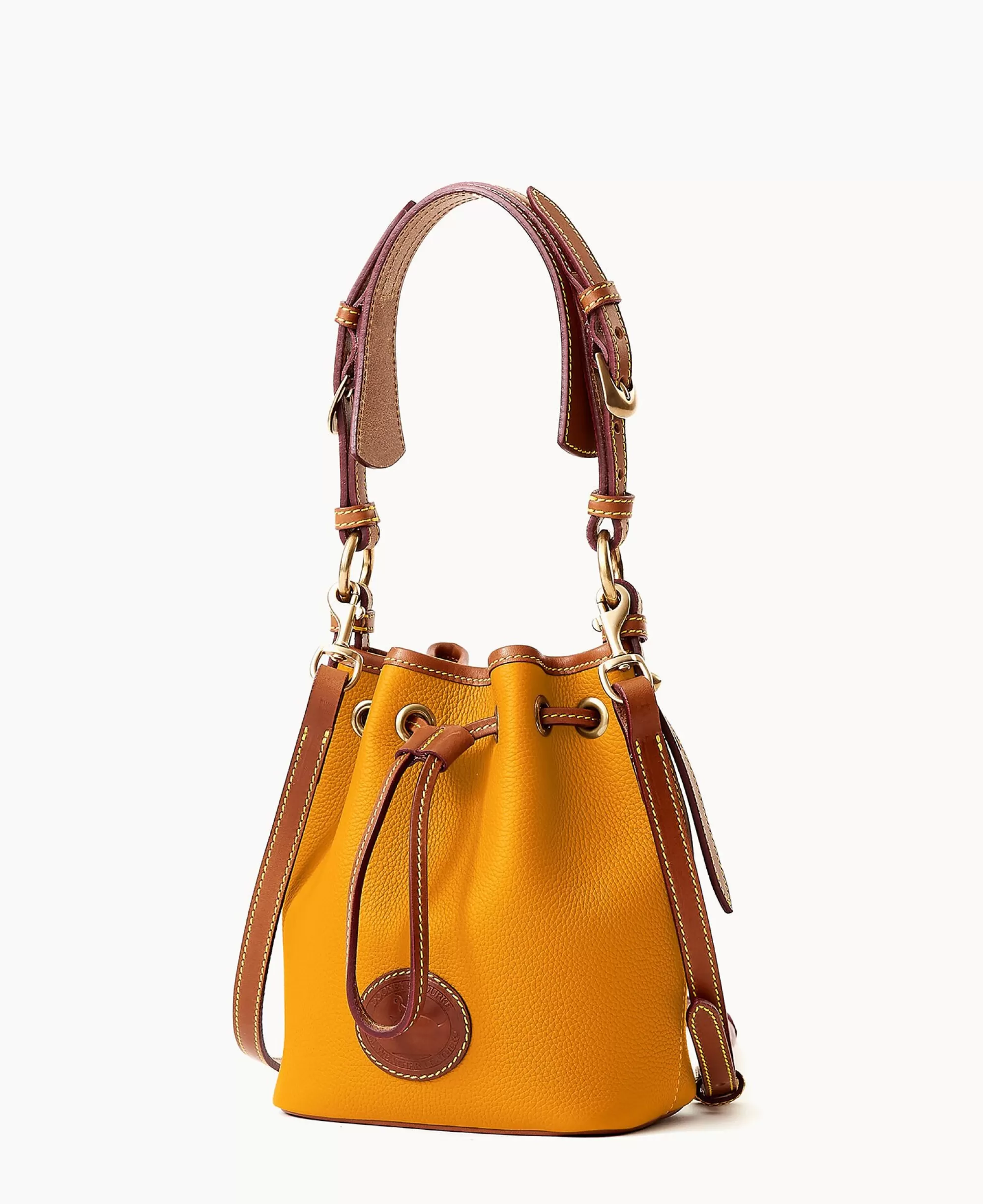 Dooney & Bourke Pebbled Leather | Mini Bags^All Weather Leather 3.0 Mini Drawstring 17