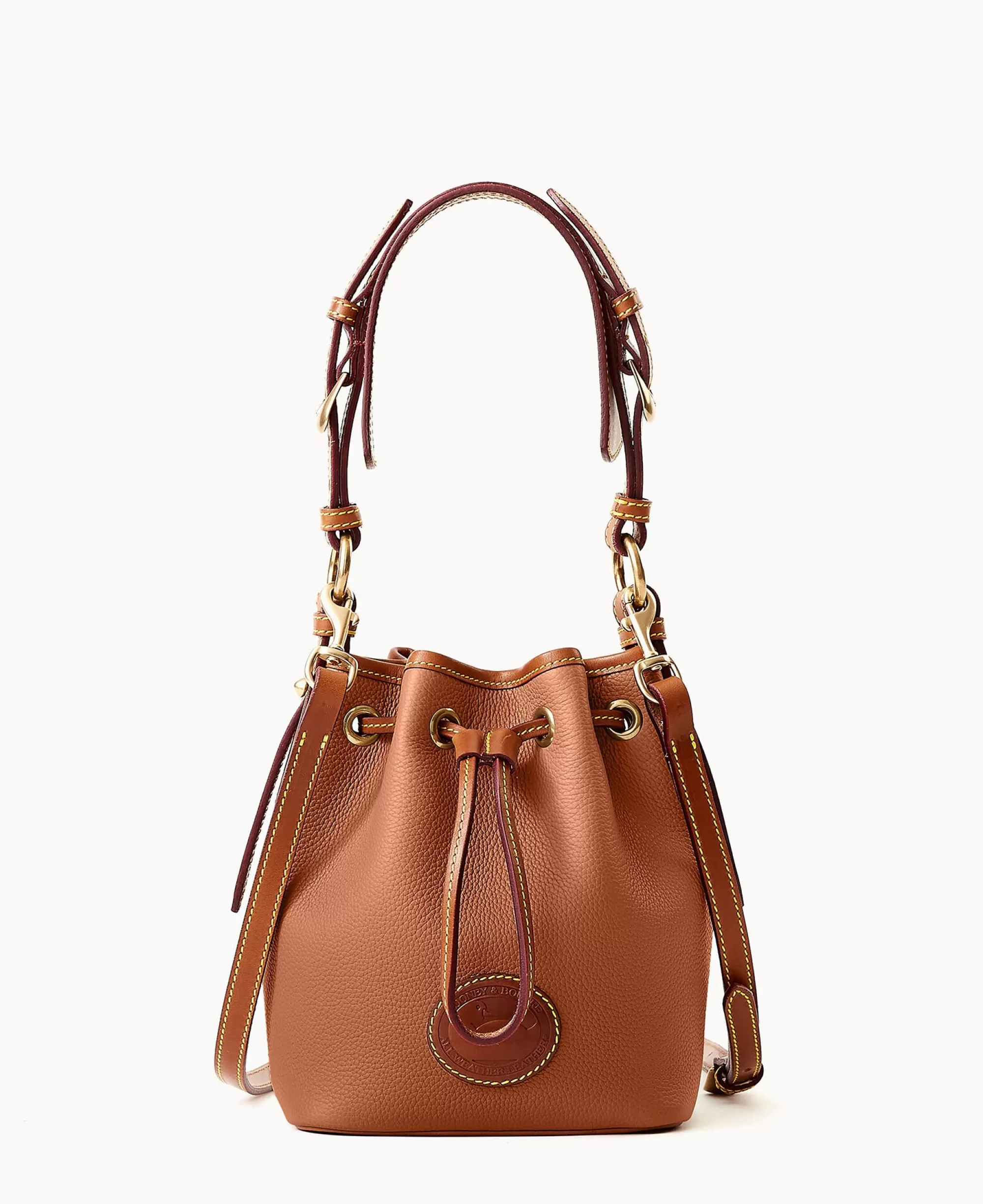 Dooney & Bourke Pebbled Leather | Mini Bags^All Weather Leather 3.0 Mini Drawstring 17