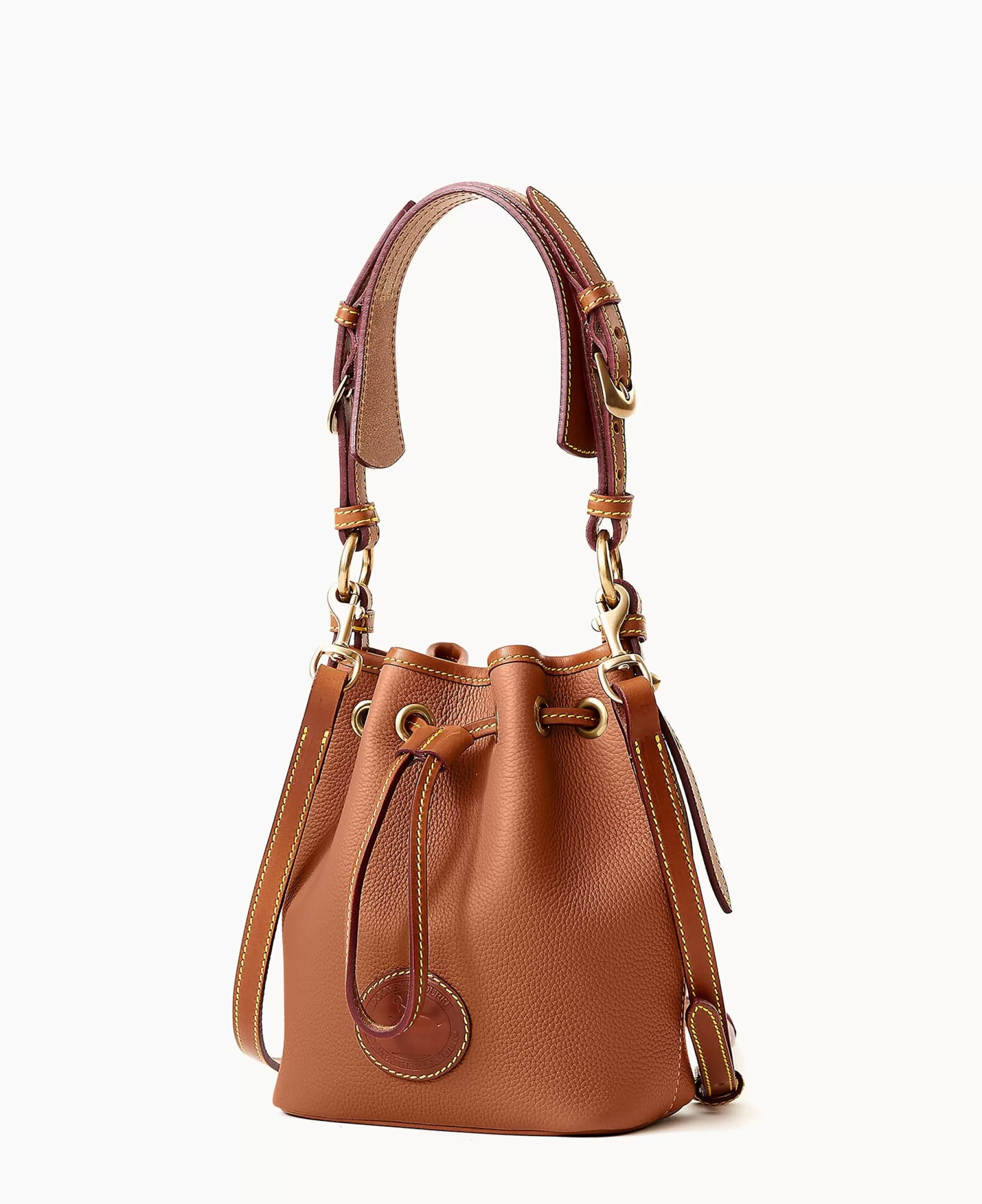 Dooney & Bourke Pebbled Leather | Mini Bags^All Weather Leather 3.0 Mini Drawstring 17