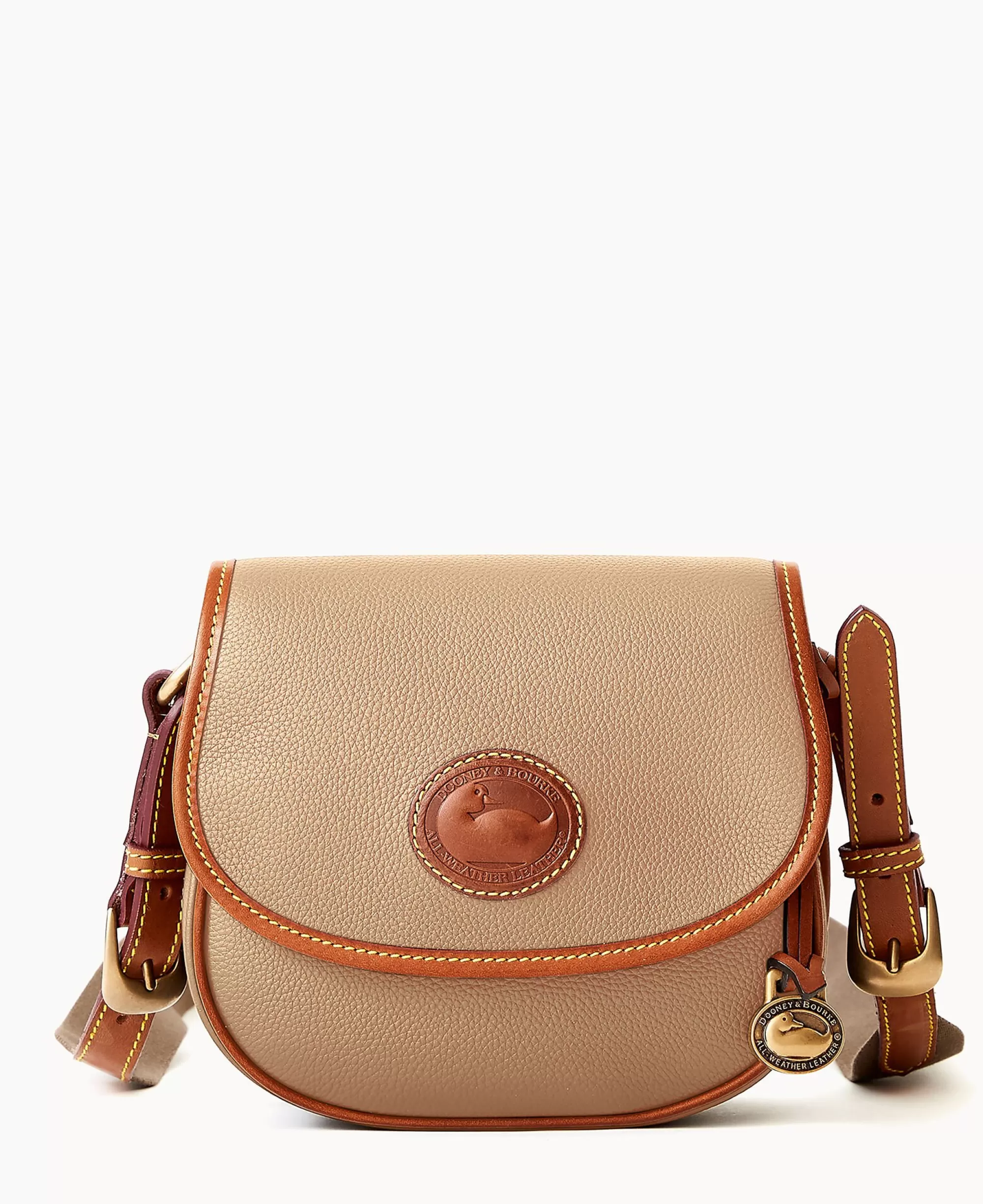 Dooney & Bourke Pebbled Leather | Mini Bags^All Weather Leather 3.0 Saddle Crossbody 20