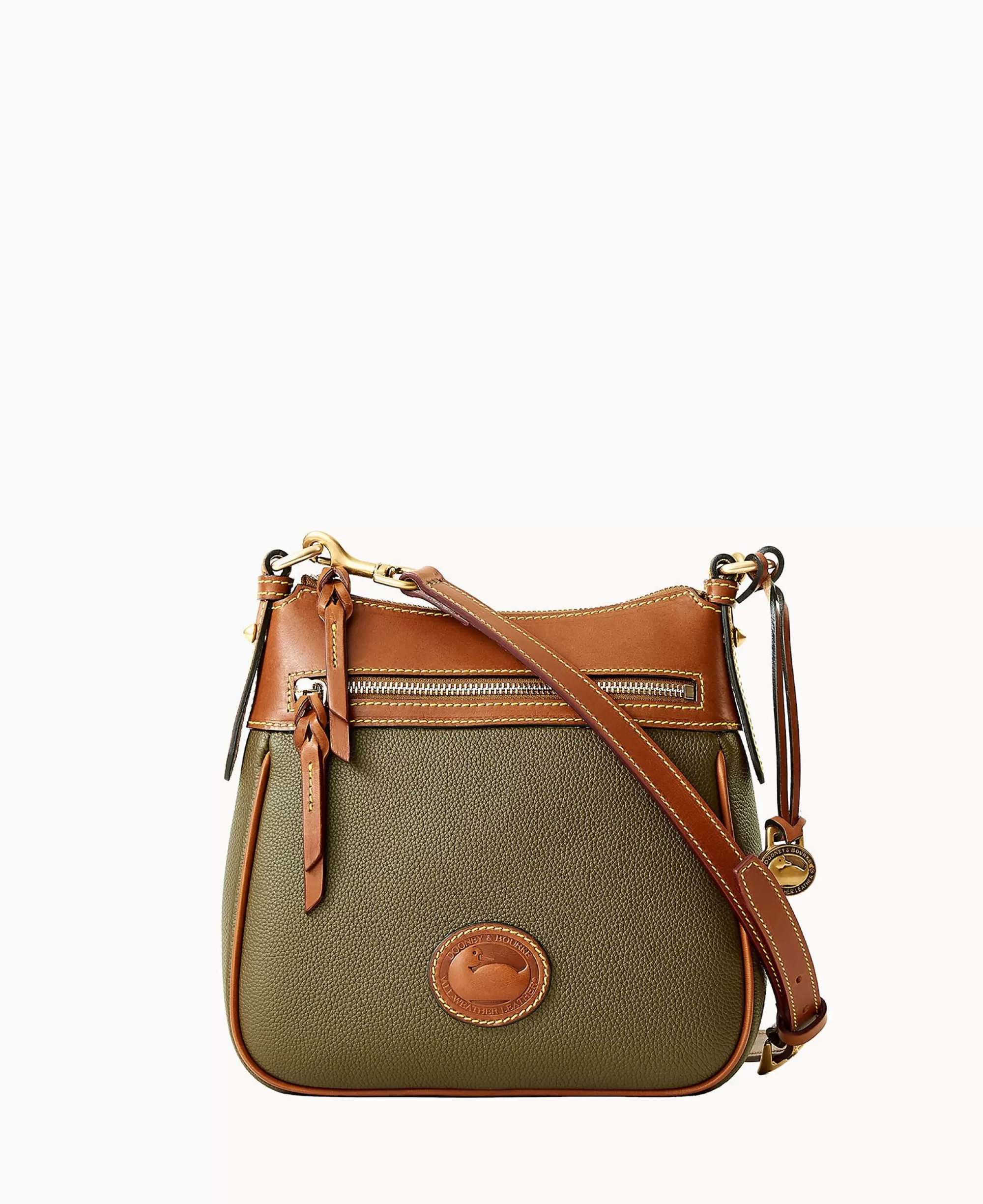 Dooney & Bourke Pebbled Leather | Mini Bags^All Weather Leather 3.0 Zip Top Crossbody 23