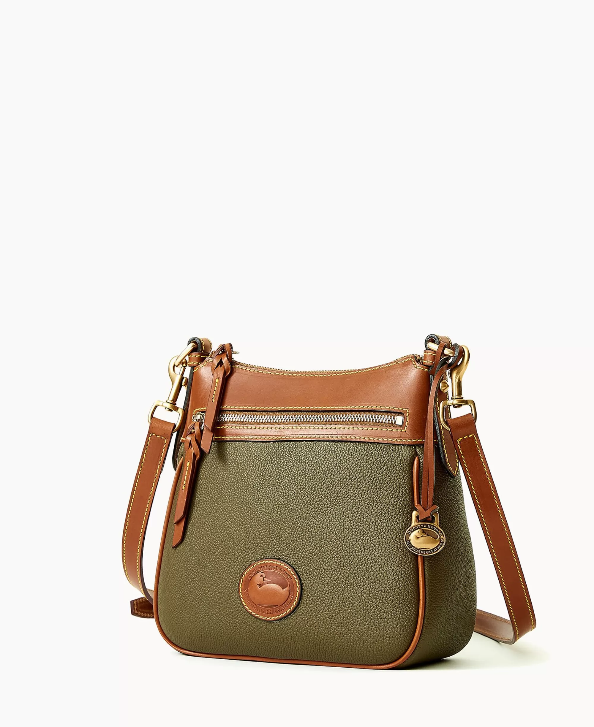 Dooney & Bourke Pebbled Leather | Mini Bags^All Weather Leather 3.0 Zip Top Crossbody 23