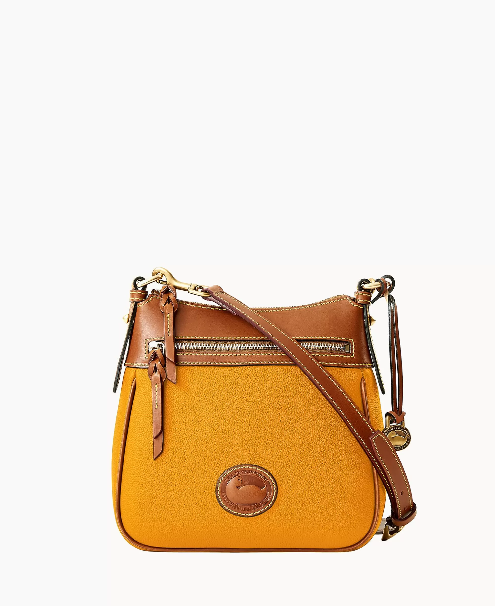 Dooney & Bourke Pebbled Leather | Mini Bags^All Weather Leather 3.0 Zip Top Crossbody 23