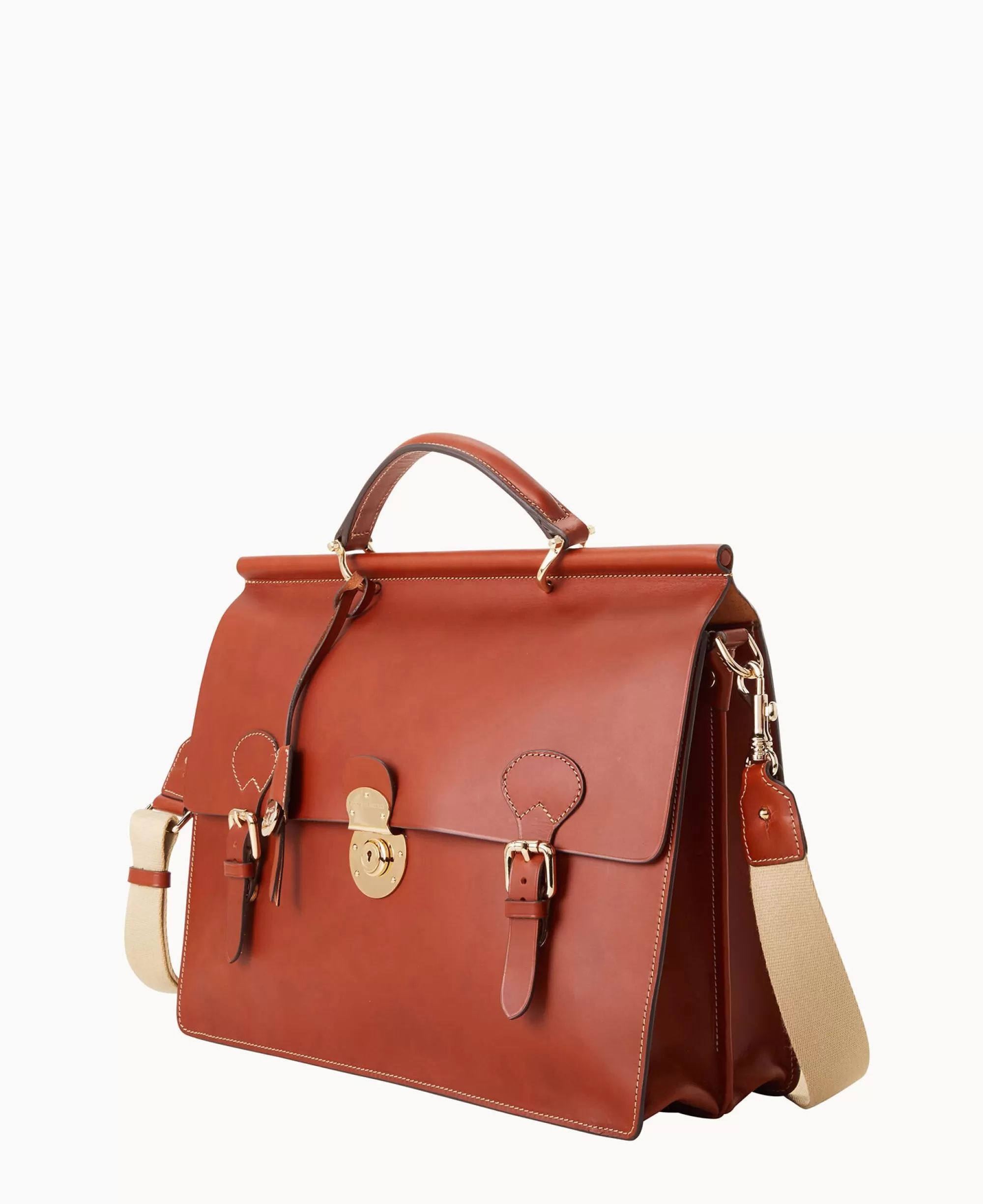 Dooney & Bourke The Alto Collection | Smooth Leather^Alto Double Gusset Buckle Brief Case