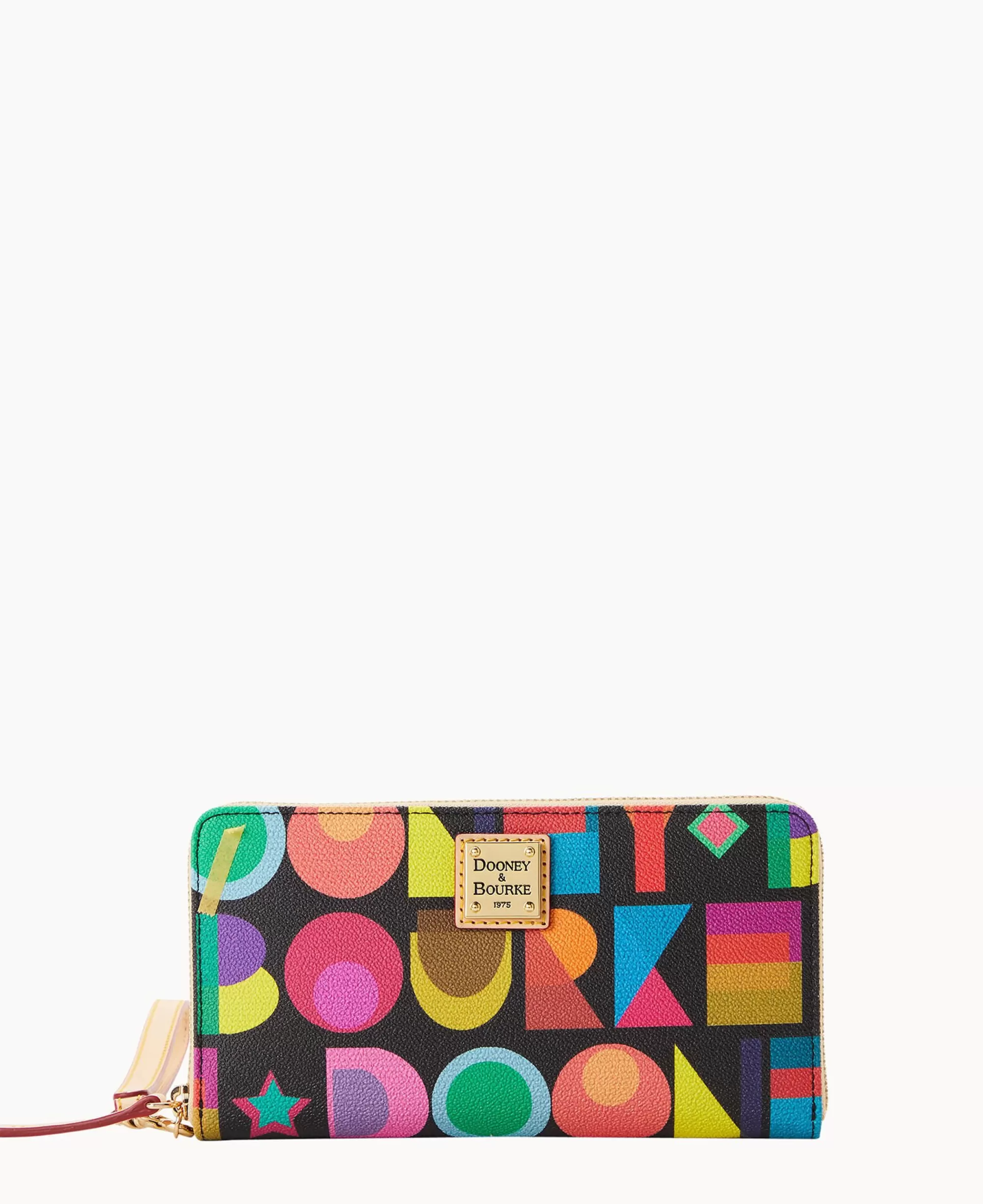 Dooney & Bourke The Art Deco Collection | Grab and Go^Art Deco Large Zip Around Wristlet