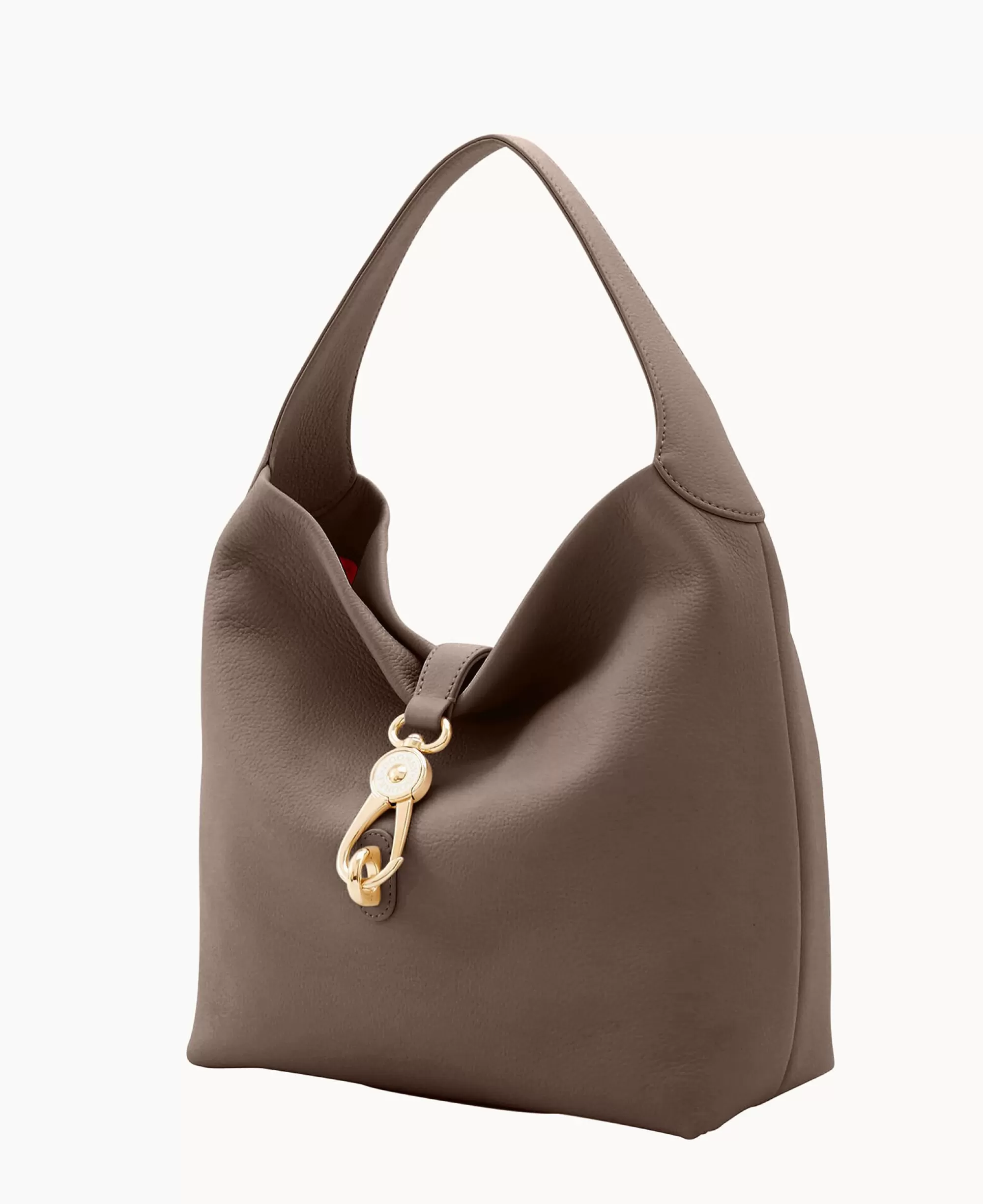 Dooney & Bourke Ready For the Getaway | Pebbled Leather^Belvedere Logo Lock Shoulder Bag