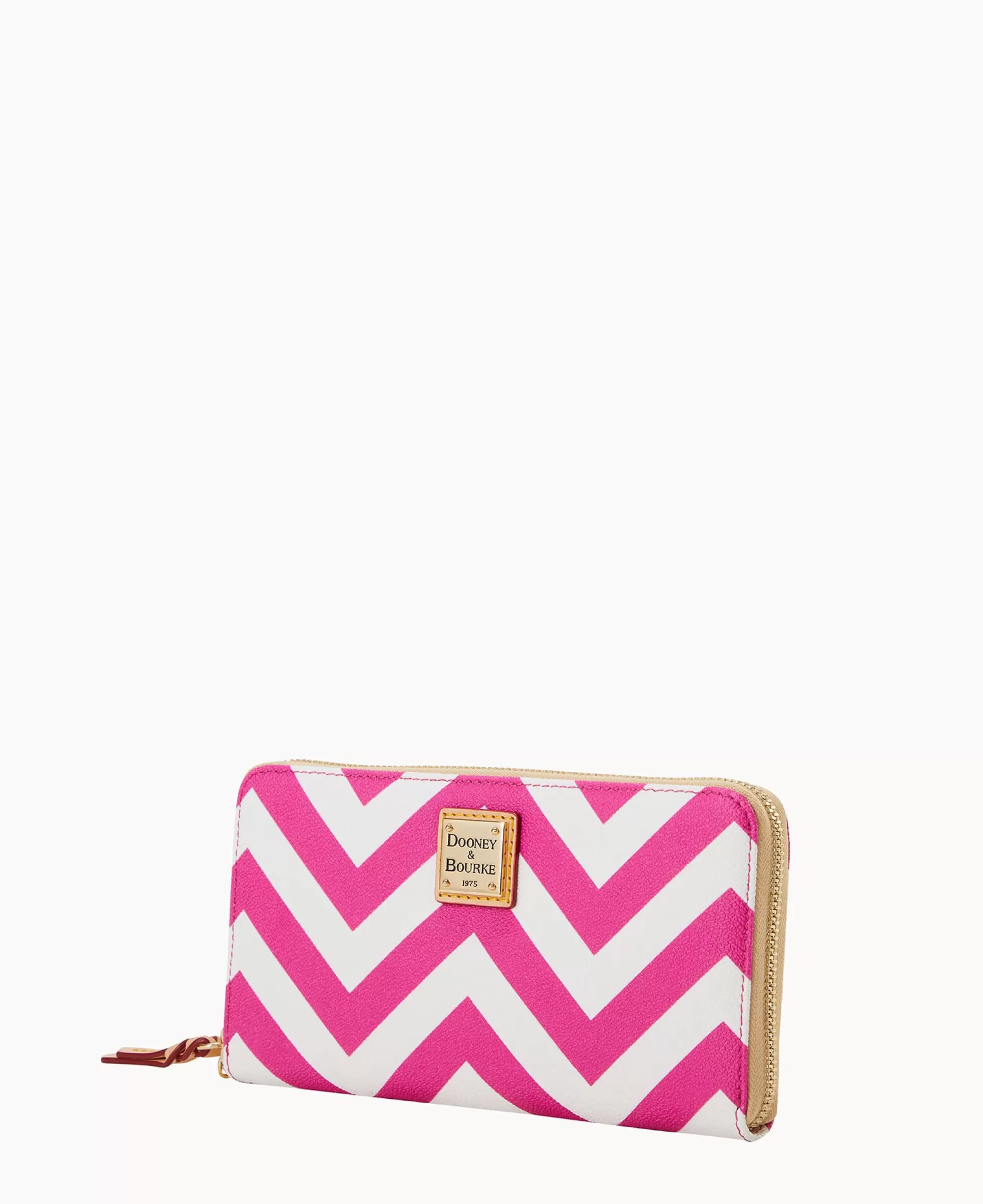 Dooney & Bourke The Chevron Collection | Grab and Go^Chevron Large Zip Around Wallet