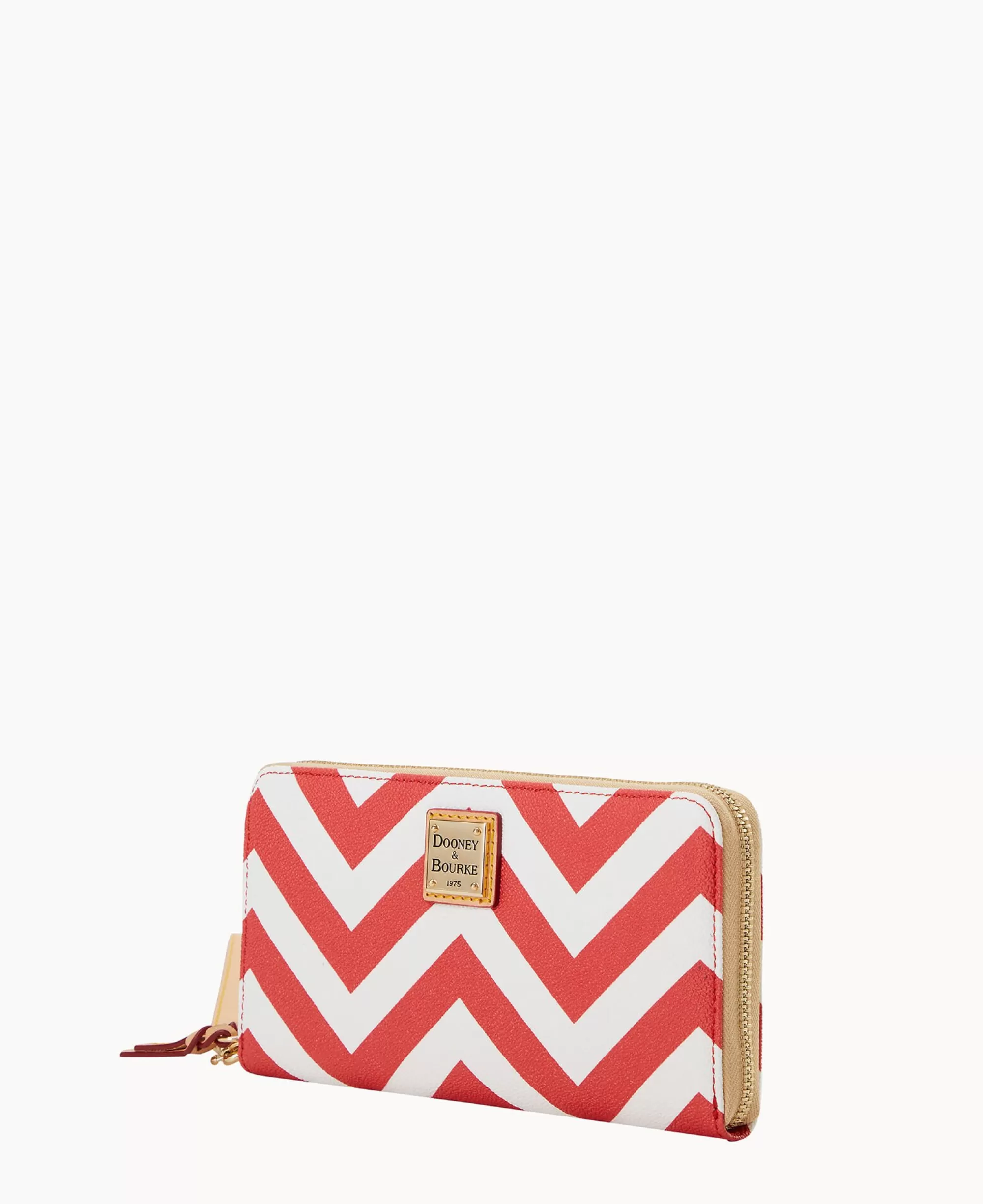 Dooney & Bourke The Chevron Collection | Grab and Go^Chevron Large Zip Around Wallet