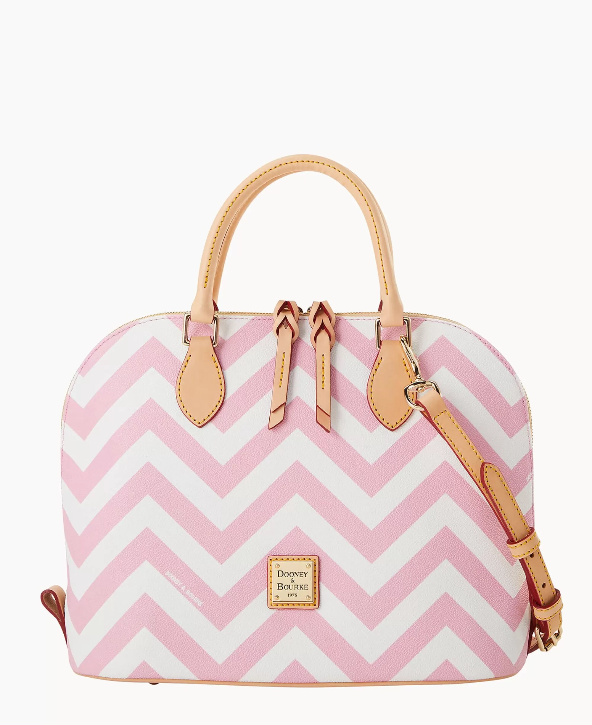 Dooney & Bourke Printed Fabric | Shoulder Bags^Chevron Zip Zip Satchel