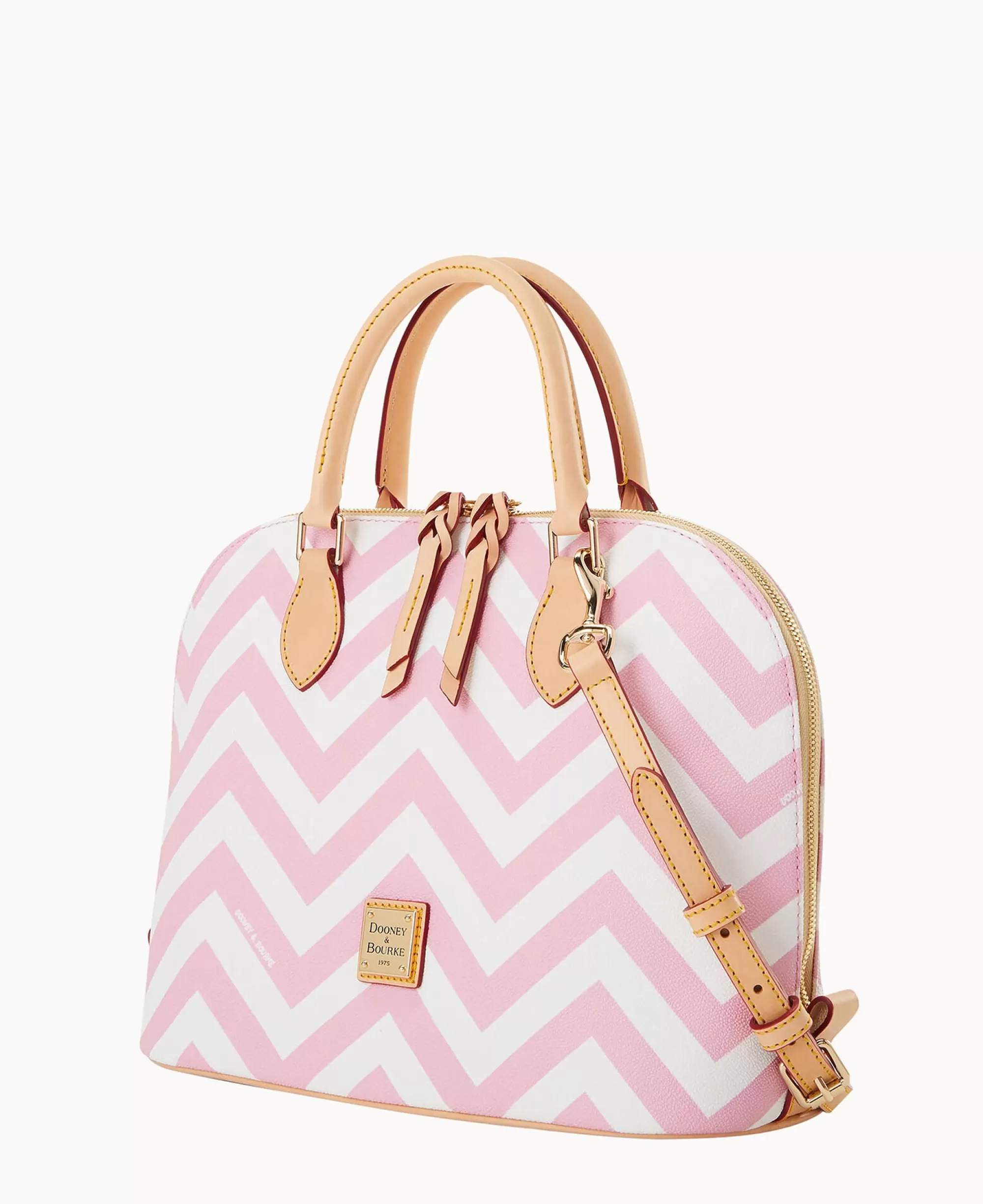 Dooney & Bourke Printed Fabric | Shoulder Bags^Chevron Zip Zip Satchel