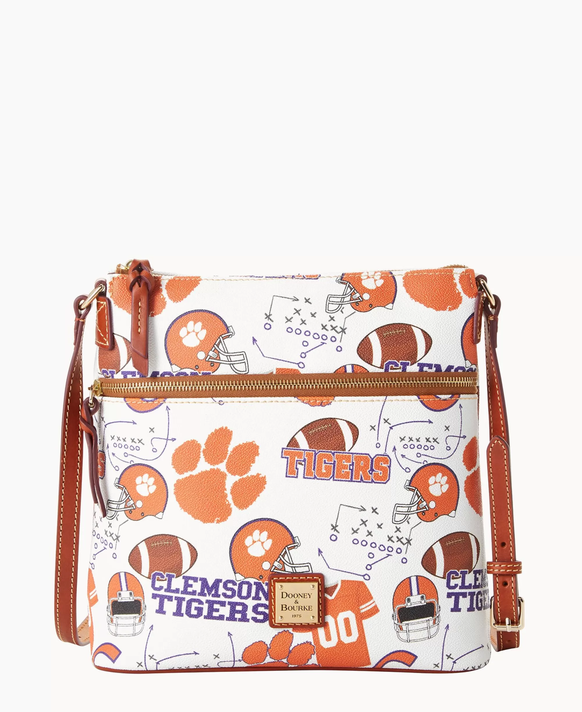 Dooney & Bourke Game Day Ready | Printed Fabric^Collegiate University Crossbody