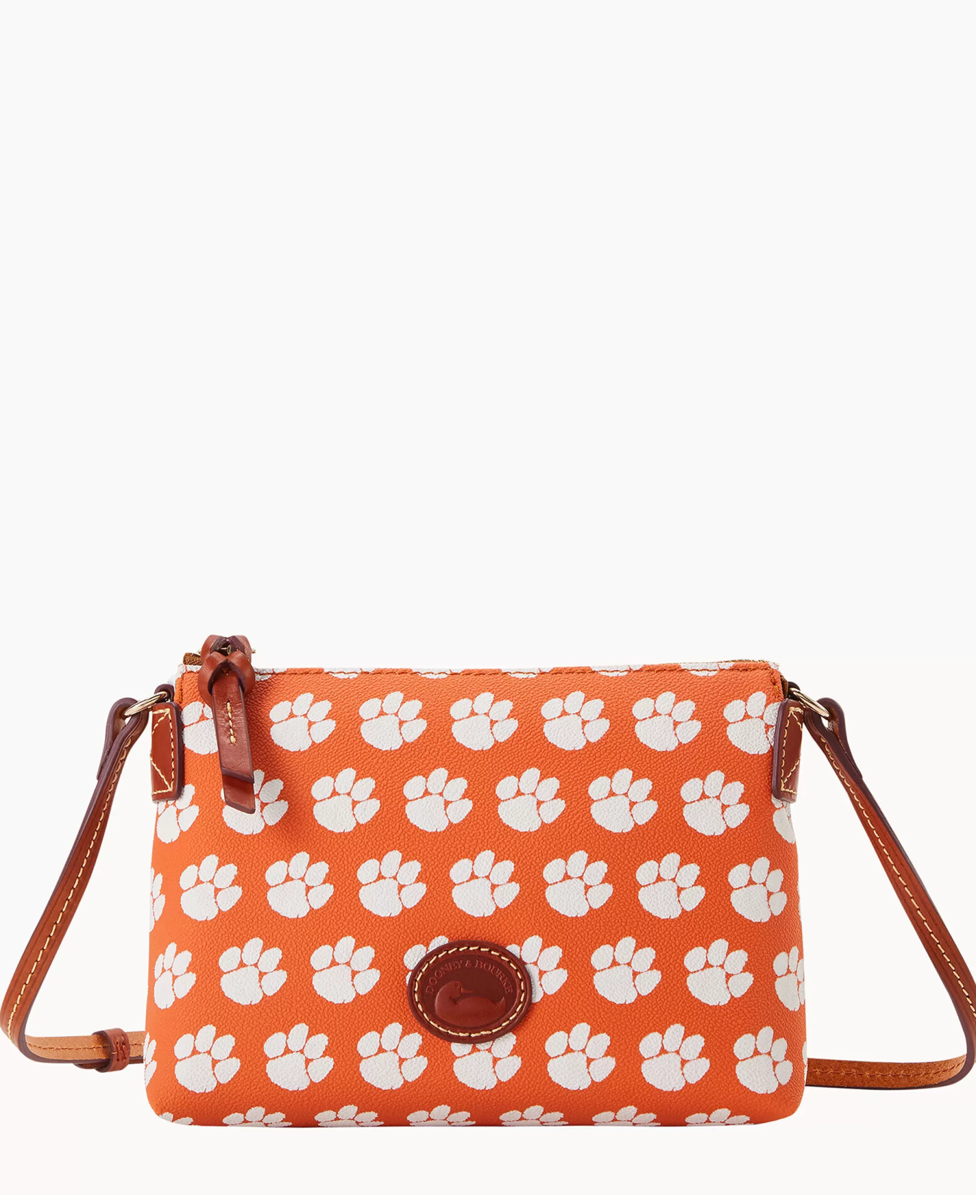 Dooney & Bourke Game Day Ready | Printed Fabric^Collegiate University Crossbody Pouchette