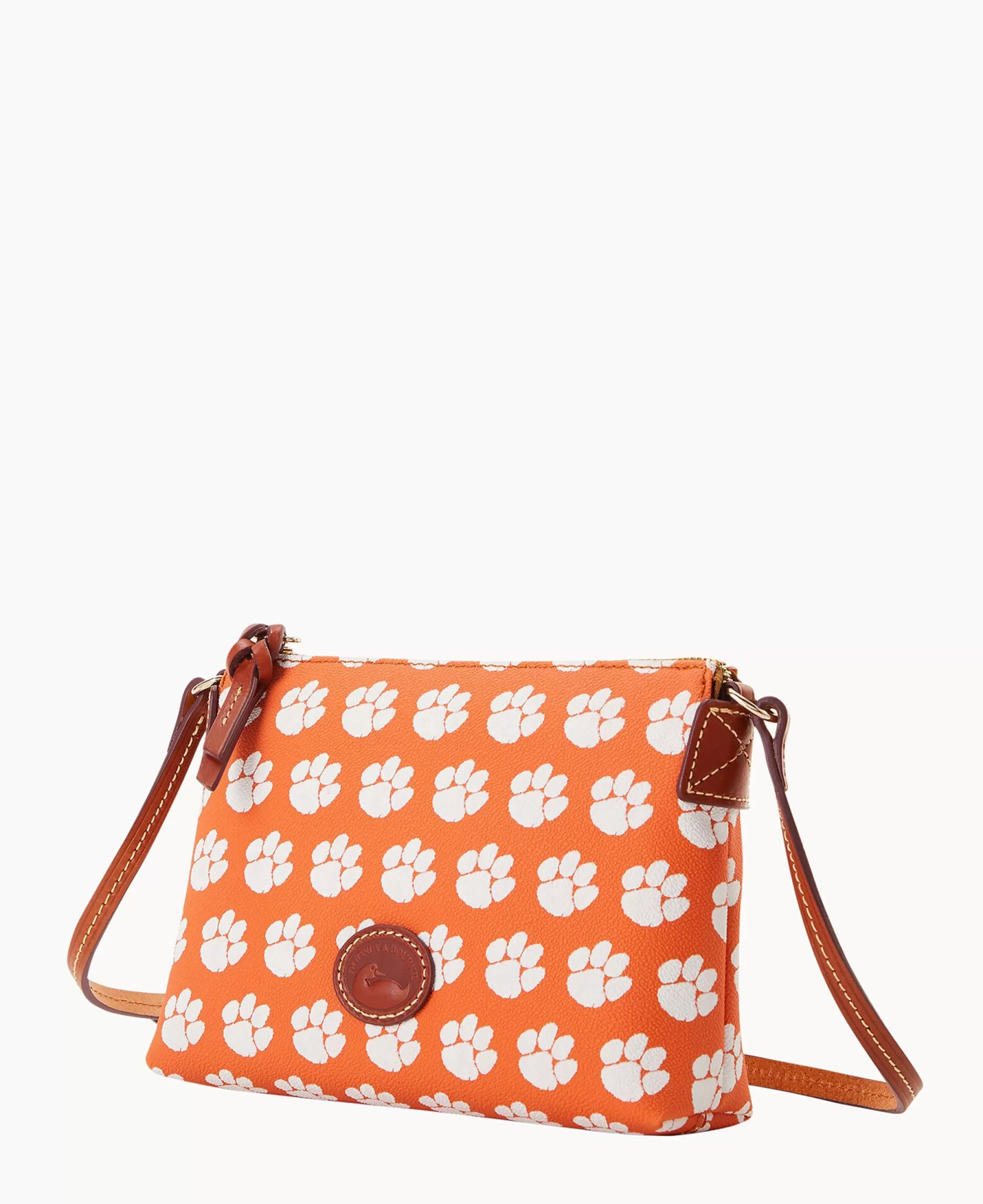 Dooney & Bourke Game Day Ready | Printed Fabric^Collegiate University Crossbody Pouchette