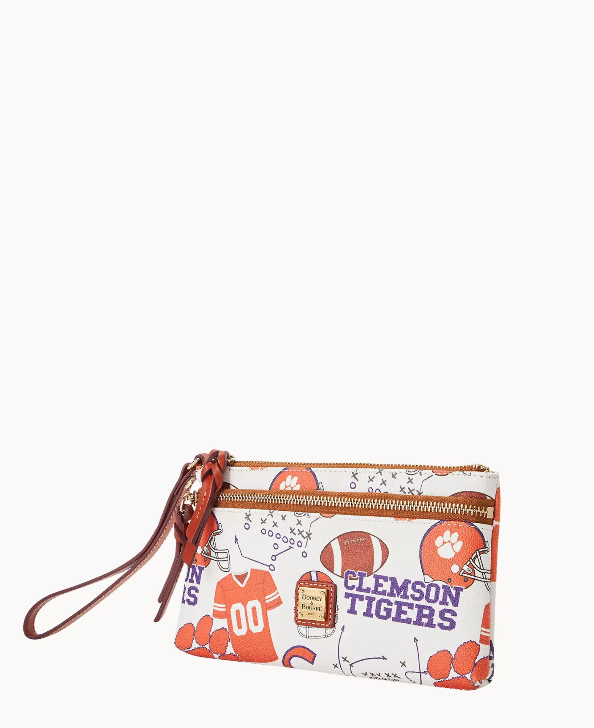 Dooney & Bourke Grab and Go | Wristlets^Collegiate Double Zip Wristlet