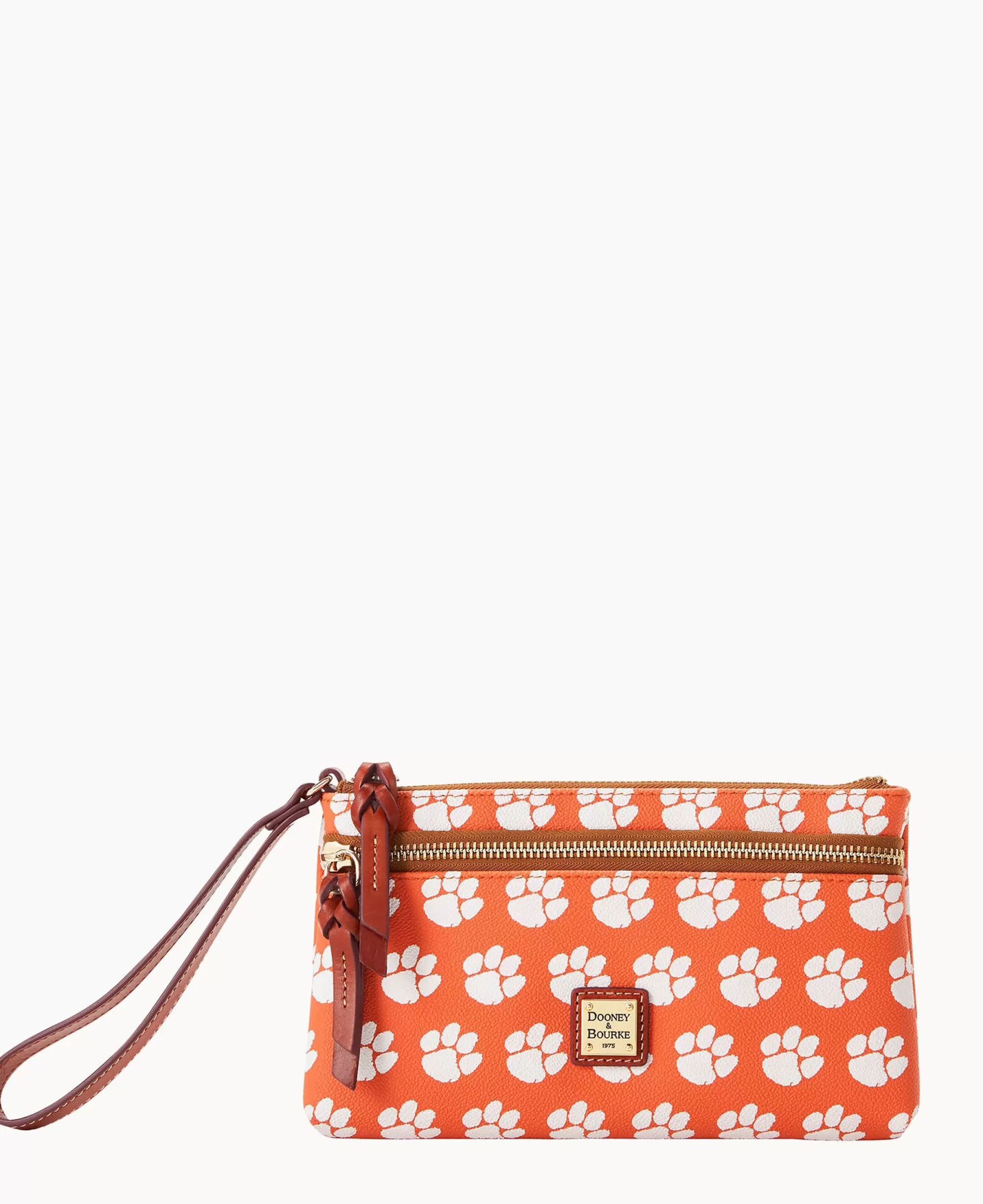 Dooney & Bourke Grab and Go | Wristlets^Collegiate Double Zip Wristlet