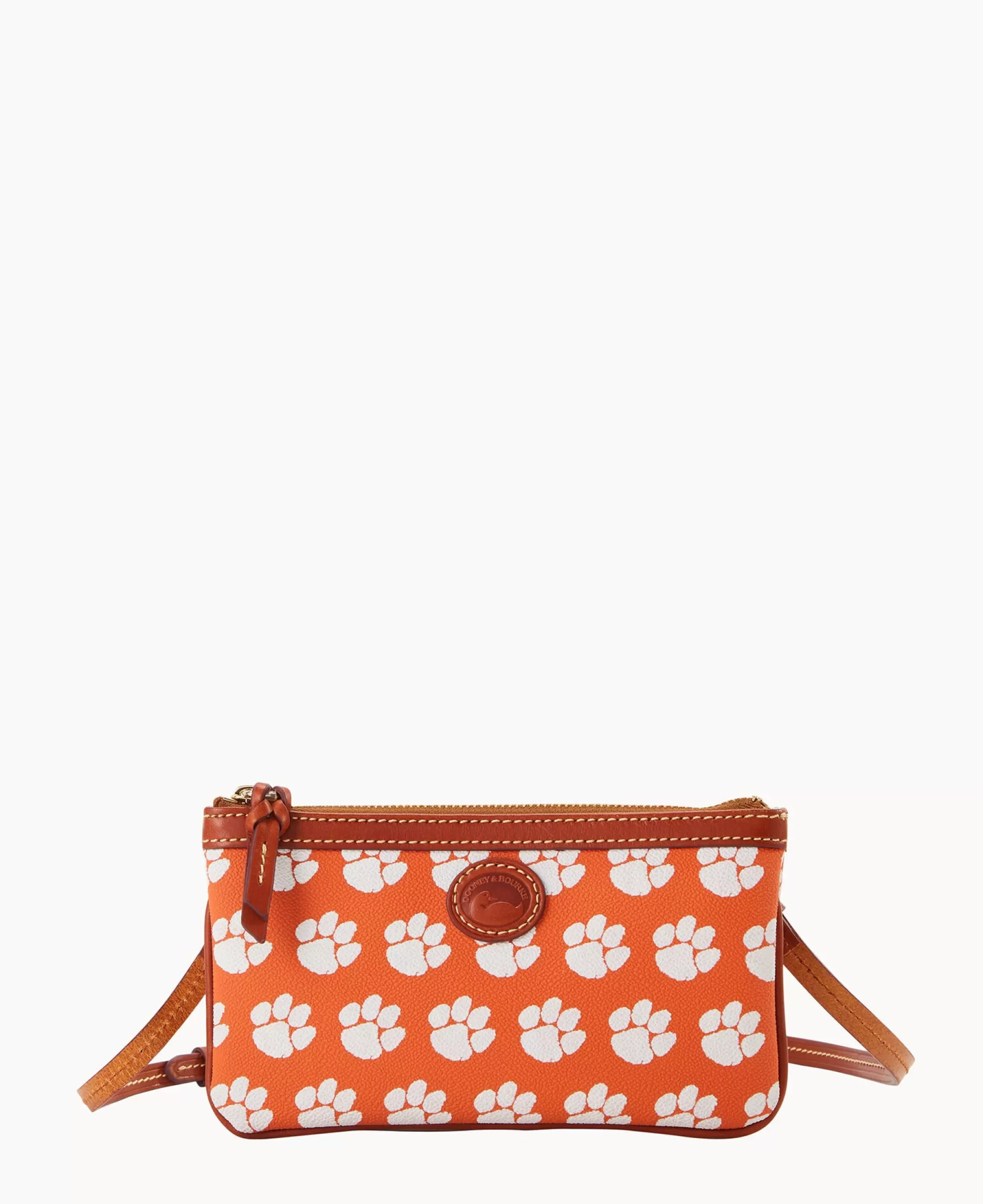 Dooney & Bourke Game Day Ready | Printed Fabric^Collegiate University Large Slim Crossbody