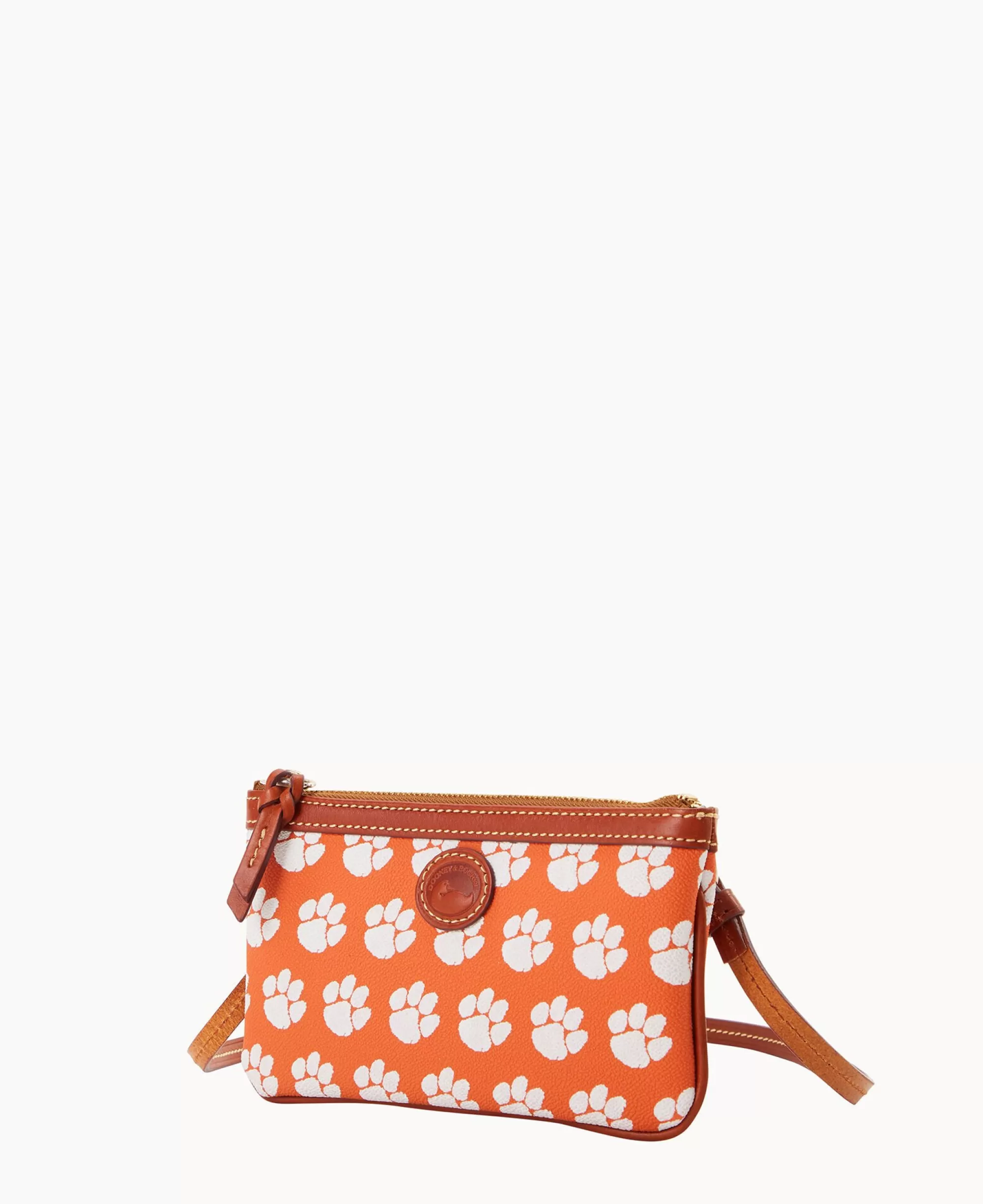 Dooney & Bourke Game Day Ready | Printed Fabric^Collegiate University Large Slim Crossbody