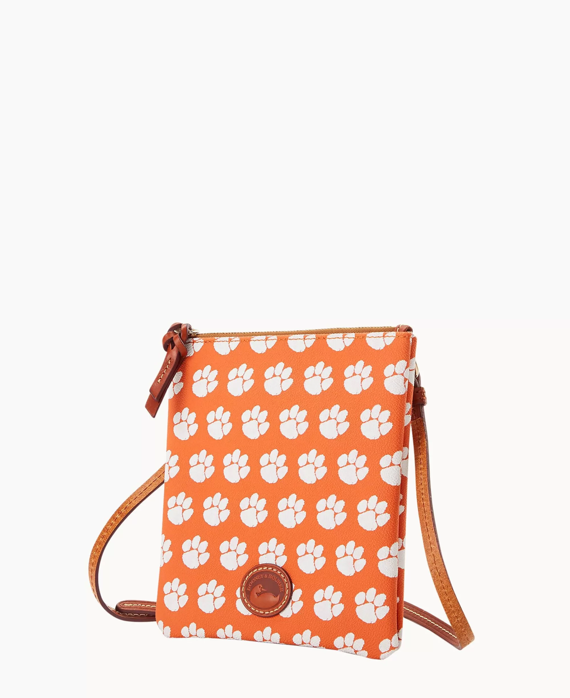 Dooney & Bourke Game Day Ready | Printed Fabric^Collegiate University North South Top Zip Crossbody