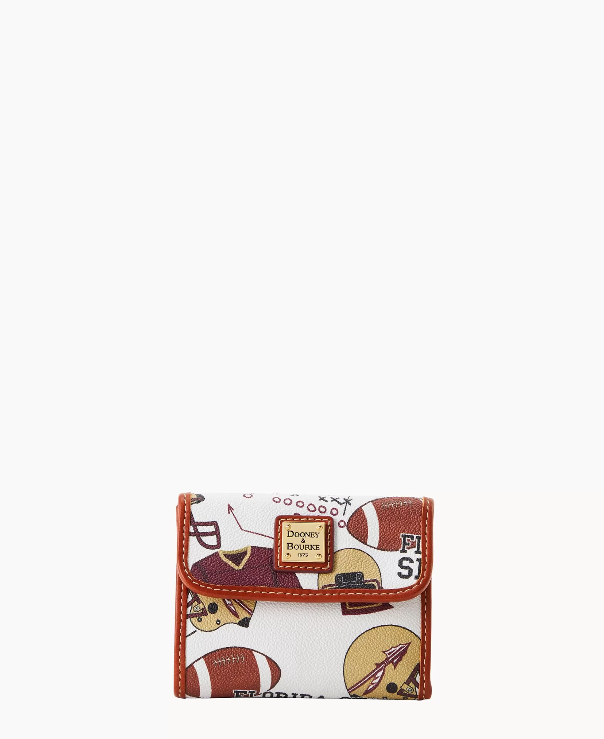 Dooney & Bourke Grab and Go | Wallets^Collegiate Flap Credit Card Wallet