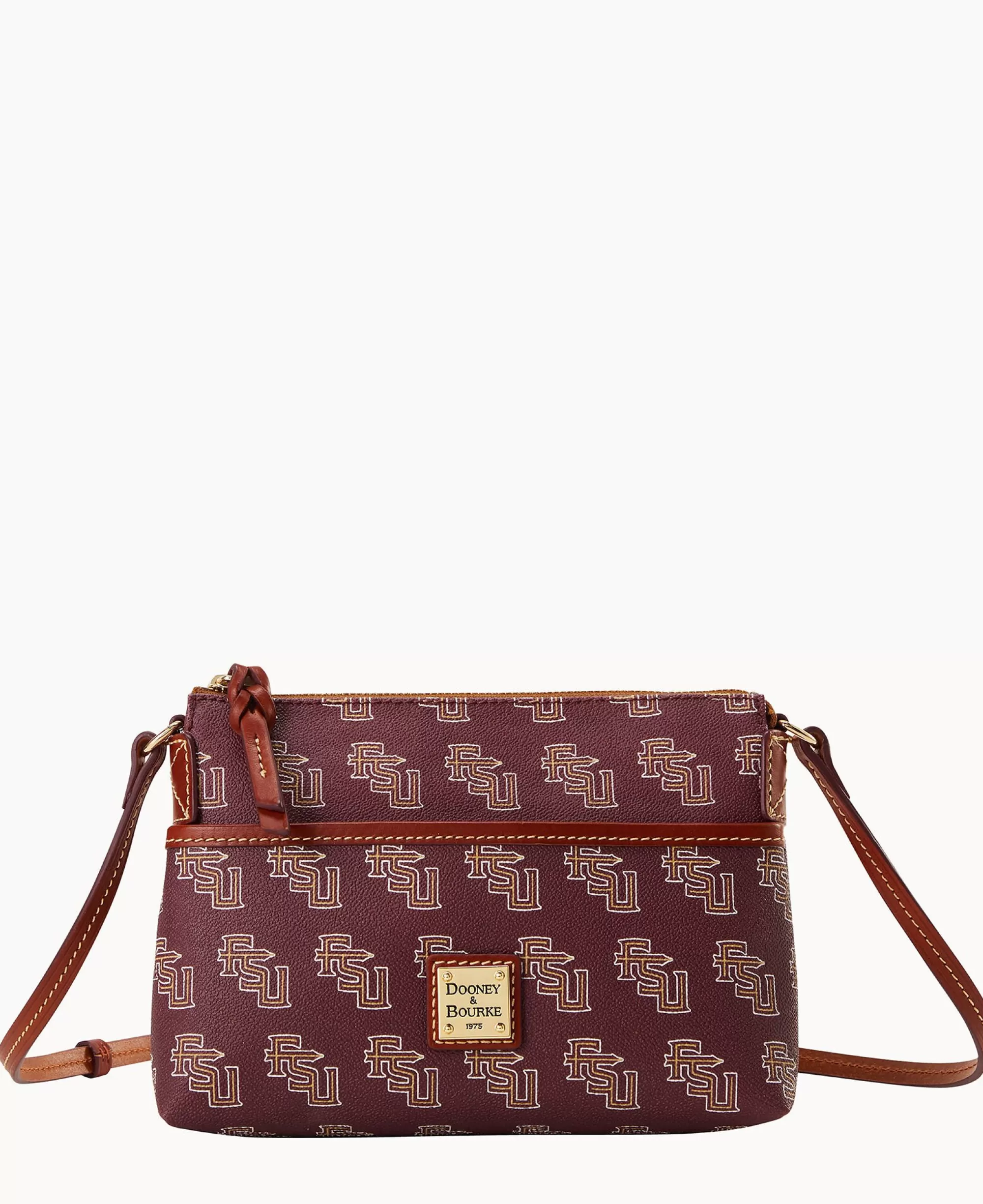 Dooney & Bourke Game Day Ready | Printed Fabric^Collegiate Florida State Ginger Crossbody