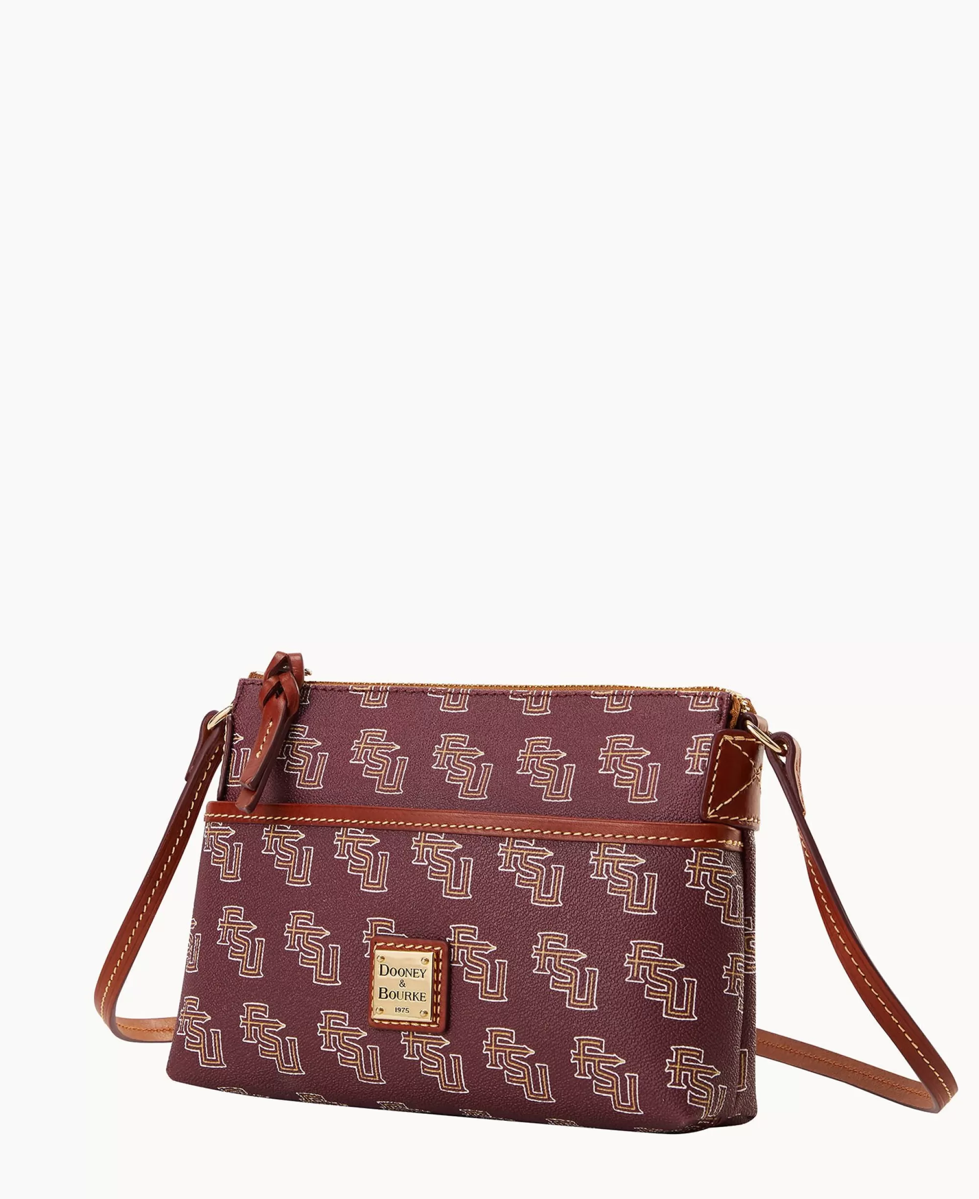 Dooney & Bourke Game Day Ready | Printed Fabric^Collegiate Florida State Ginger Crossbody