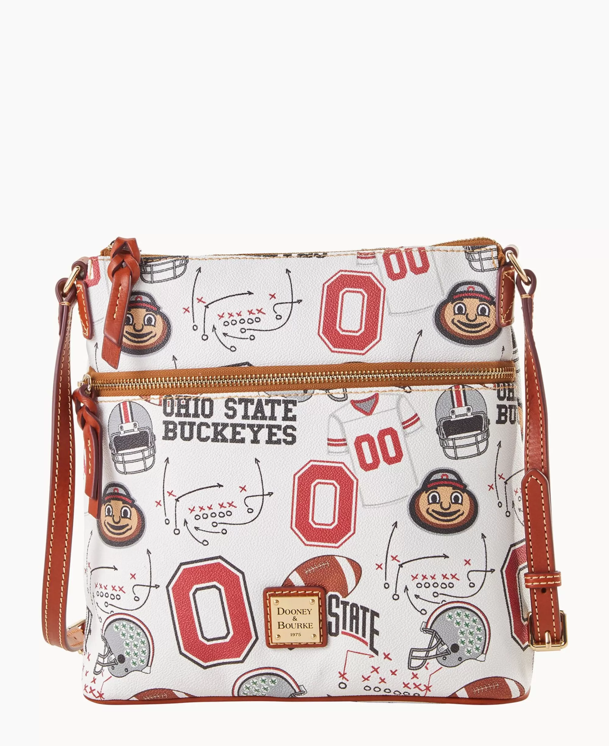 Dooney & Bourke Game Day Ready | Printed Fabric^Collegiate University Crossbody