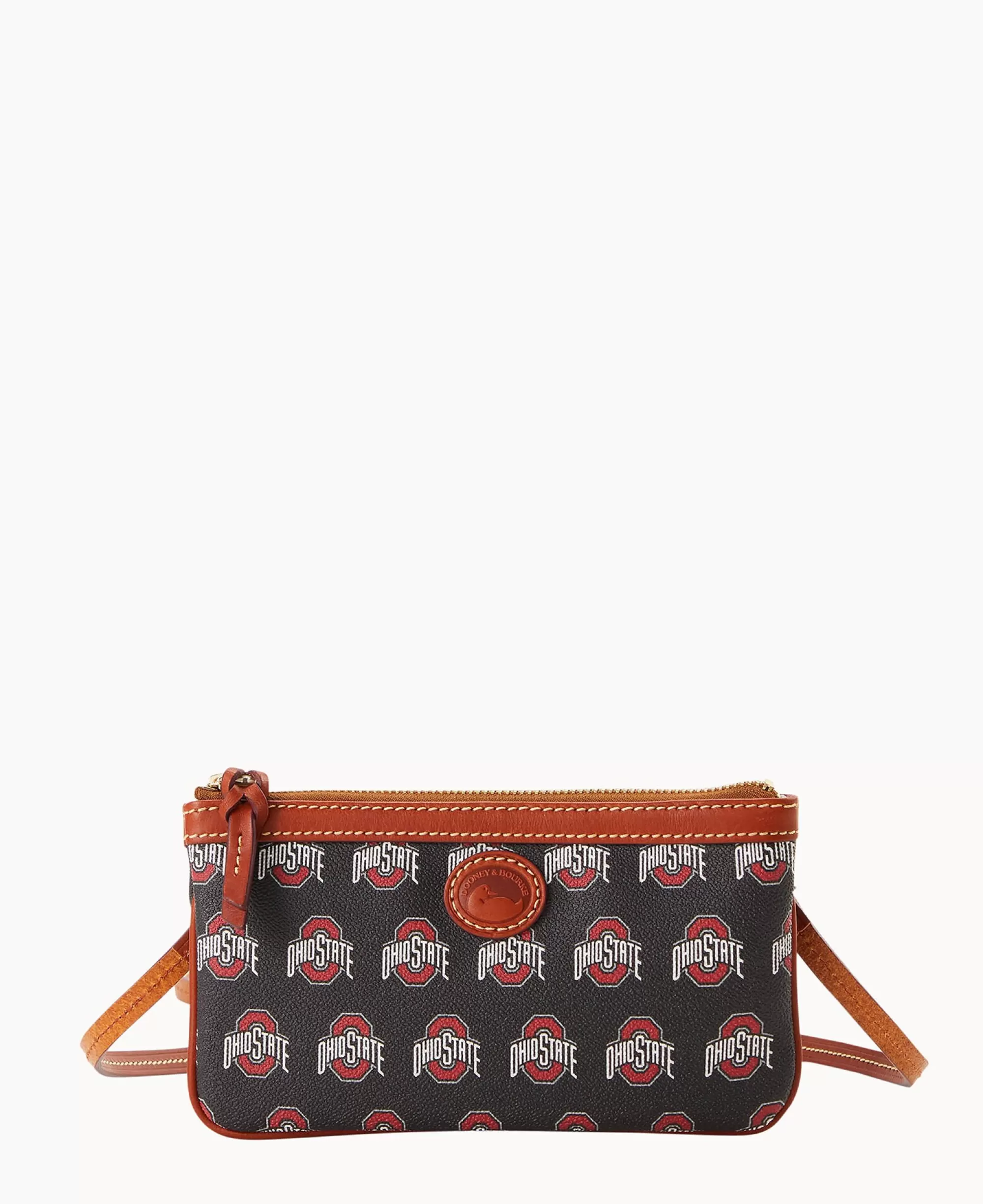 Dooney & Bourke Game Day Ready | Printed Fabric^Collegiate University Large Slim Crossbody