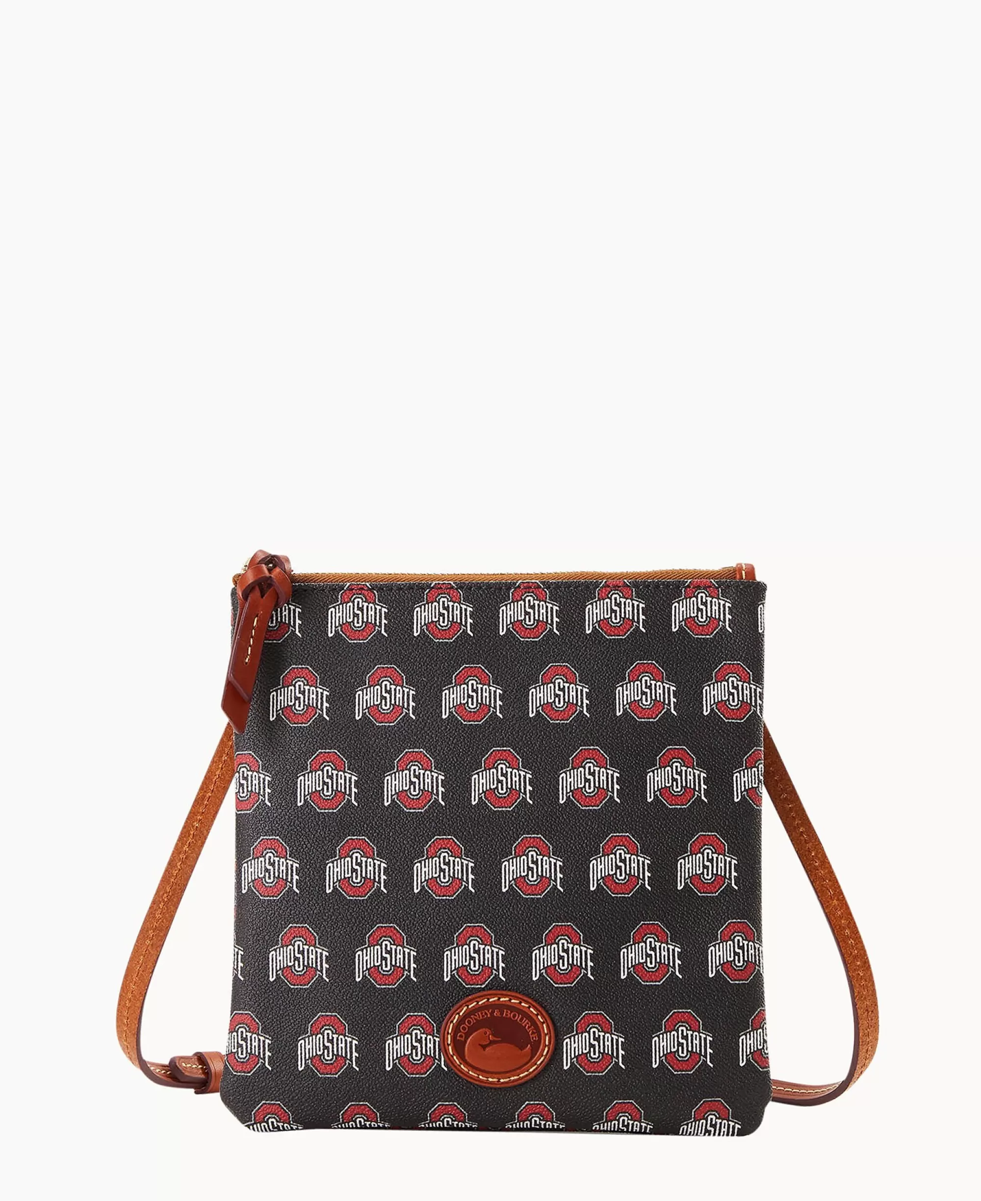 Dooney & Bourke Game Day Ready | Printed Fabric^Collegiate University North South Top Zip Crossbody