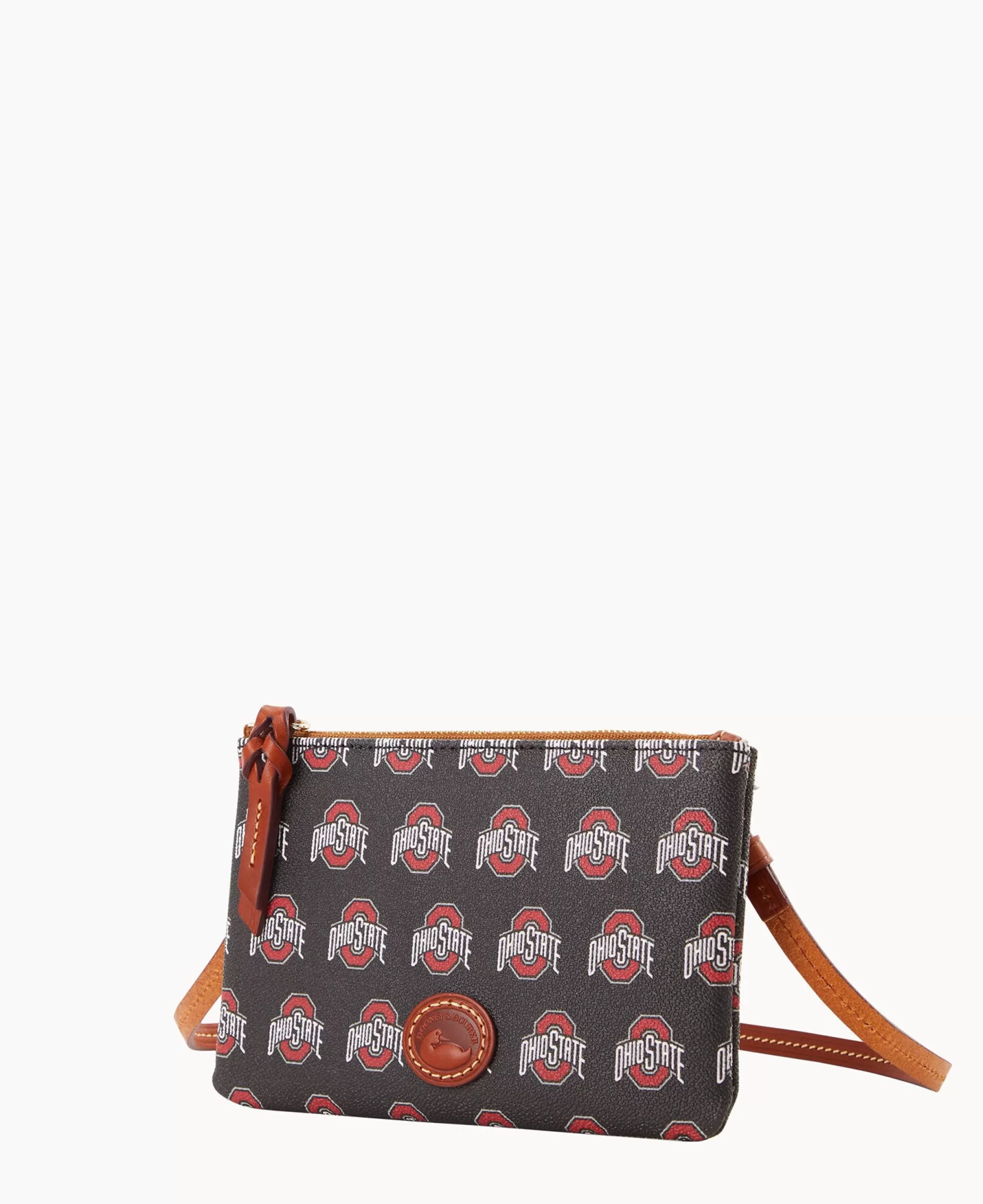 Dooney & Bourke Game Day Ready | Printed Fabric^Collegiate University Top Zip Crossbody