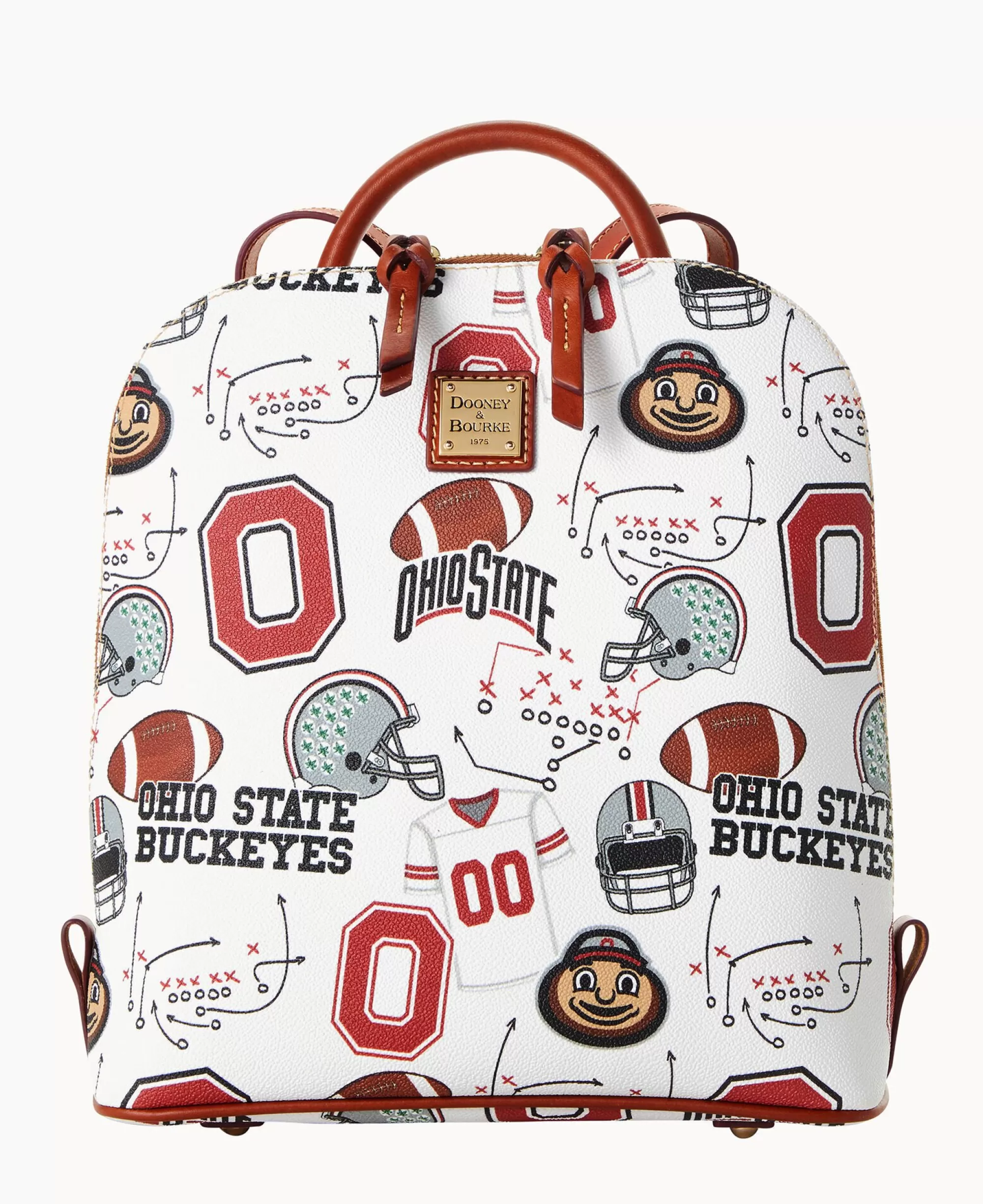 Dooney & Bourke Game Day Ready | Printed Fabric^Collegiate University Zip Pod Backpack