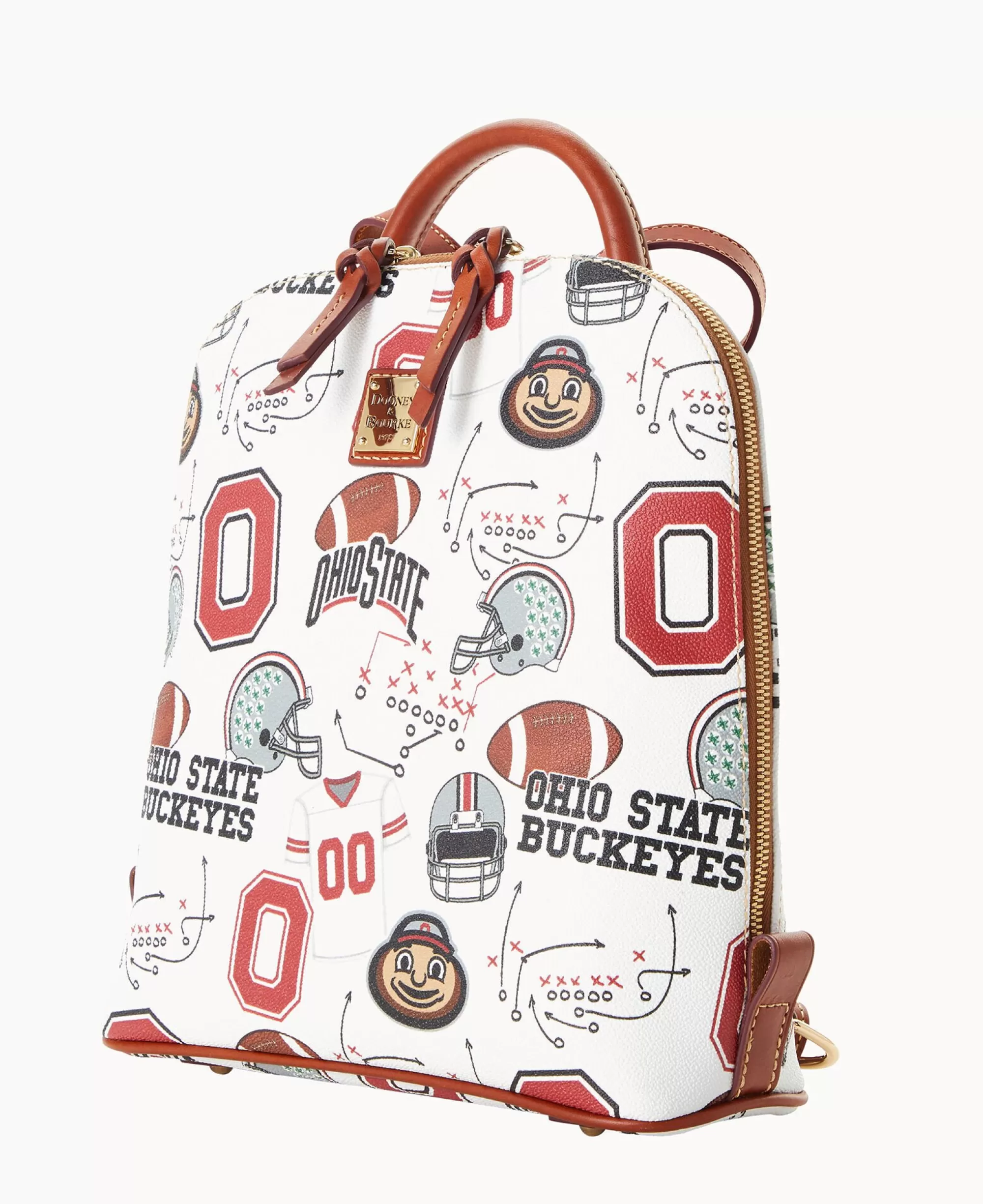 Dooney & Bourke Game Day Ready | Printed Fabric^Collegiate University Zip Pod Backpack