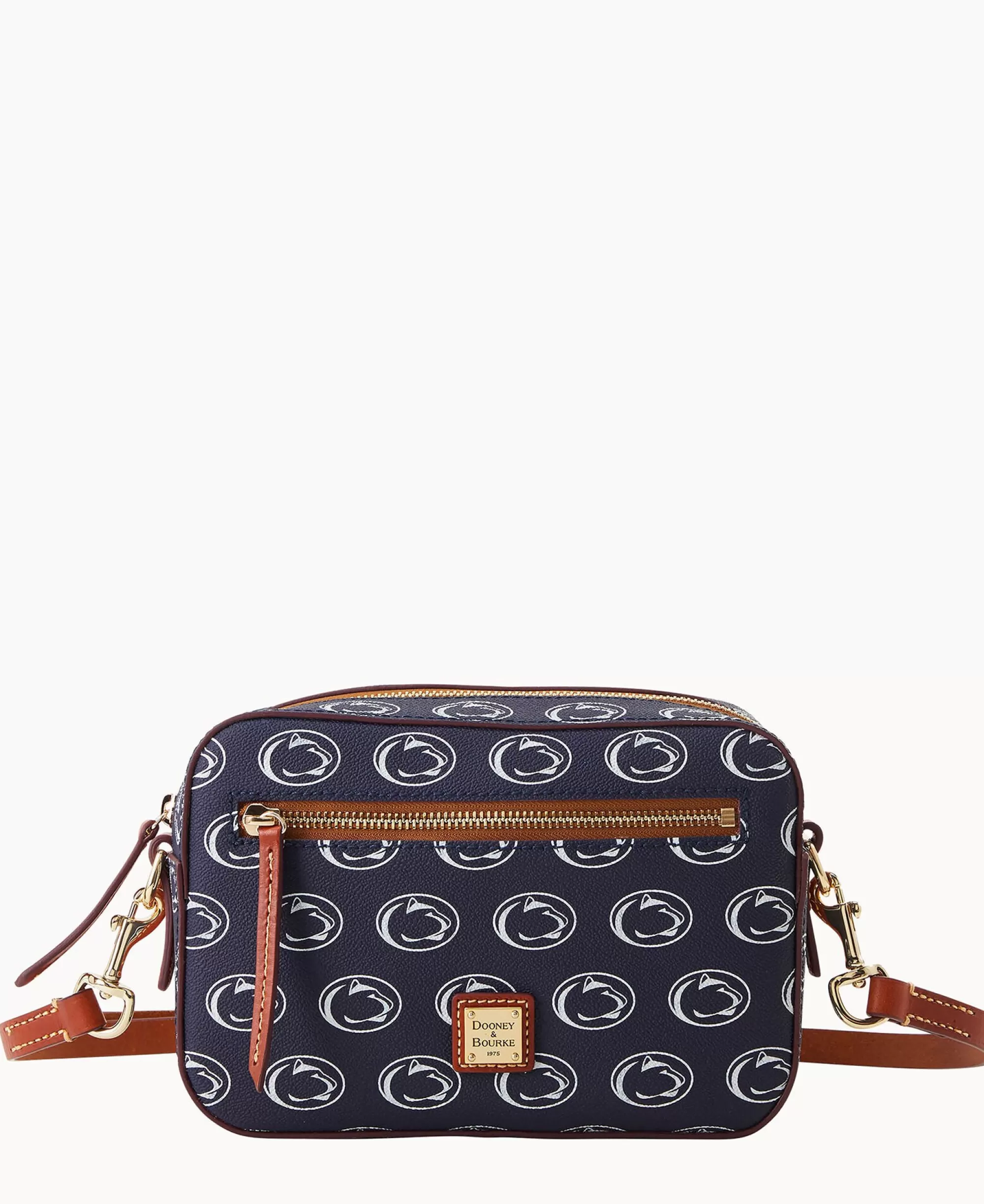 Dooney & Bourke Game Day Ready | Printed Fabric^Collegiate University Camera Zip Crossbody