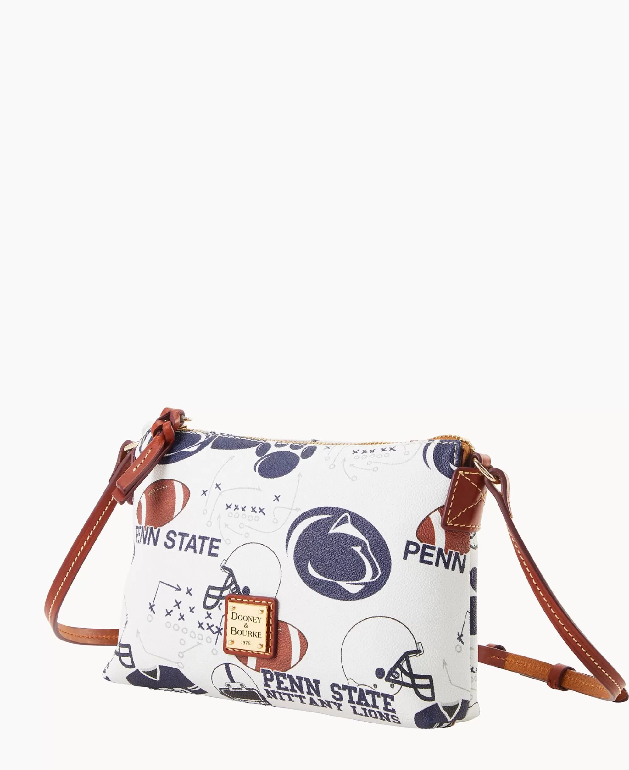 Dooney & Bourke Game Day Ready | Printed Fabric^Collegiate University Crossbody Pouchette