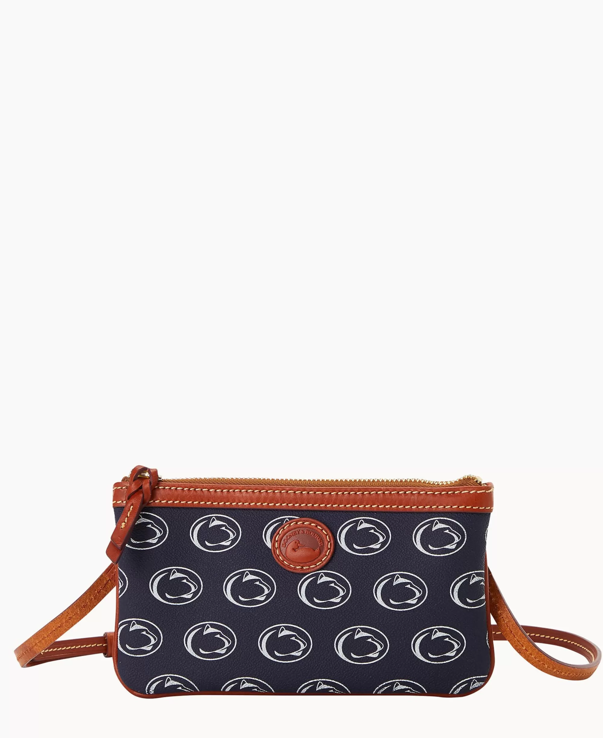 Dooney & Bourke Game Day Ready | Printed Fabric^Collegiate University Large Slim Crossbody