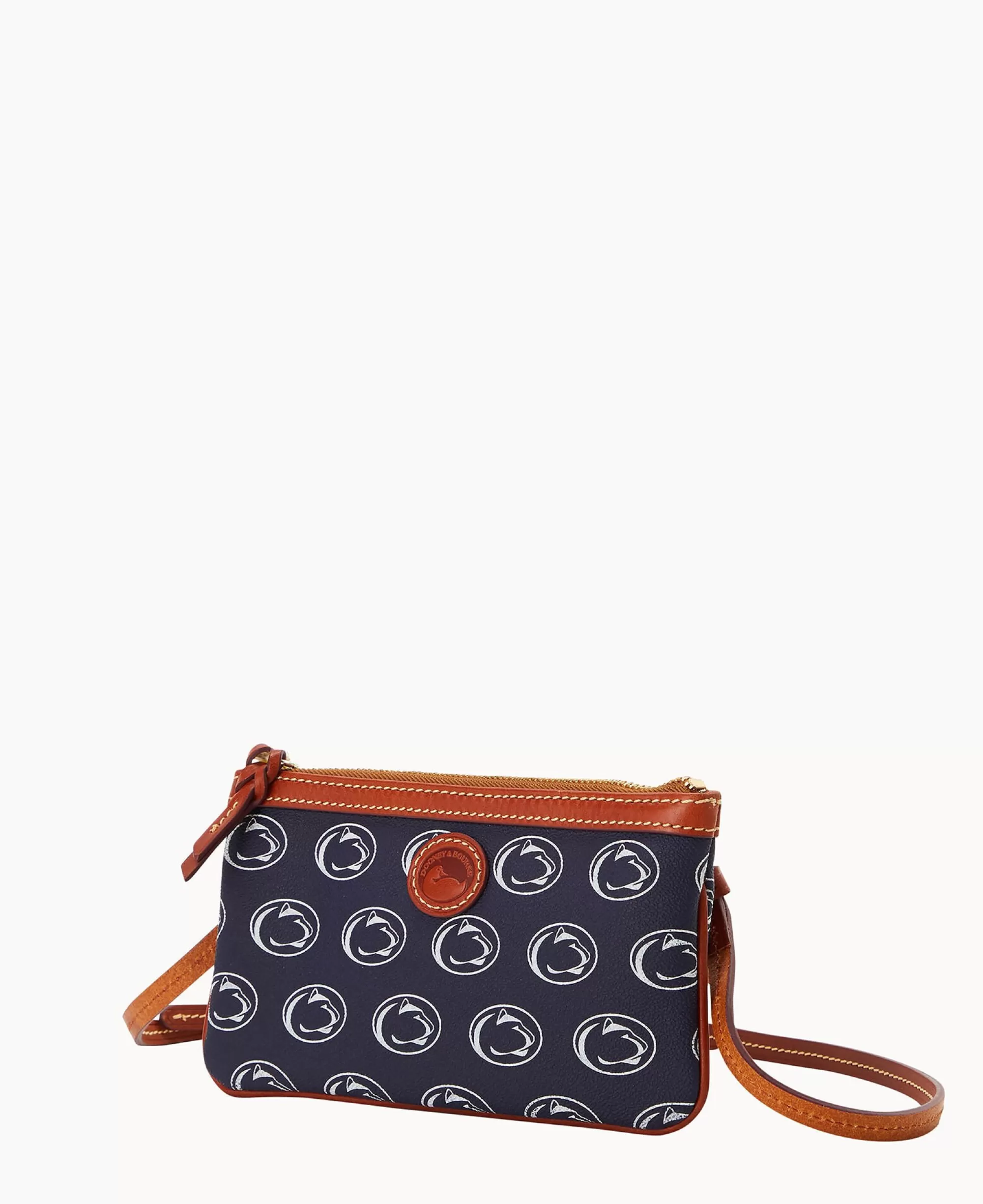 Dooney & Bourke Game Day Ready | Printed Fabric^Collegiate University Large Slim Crossbody