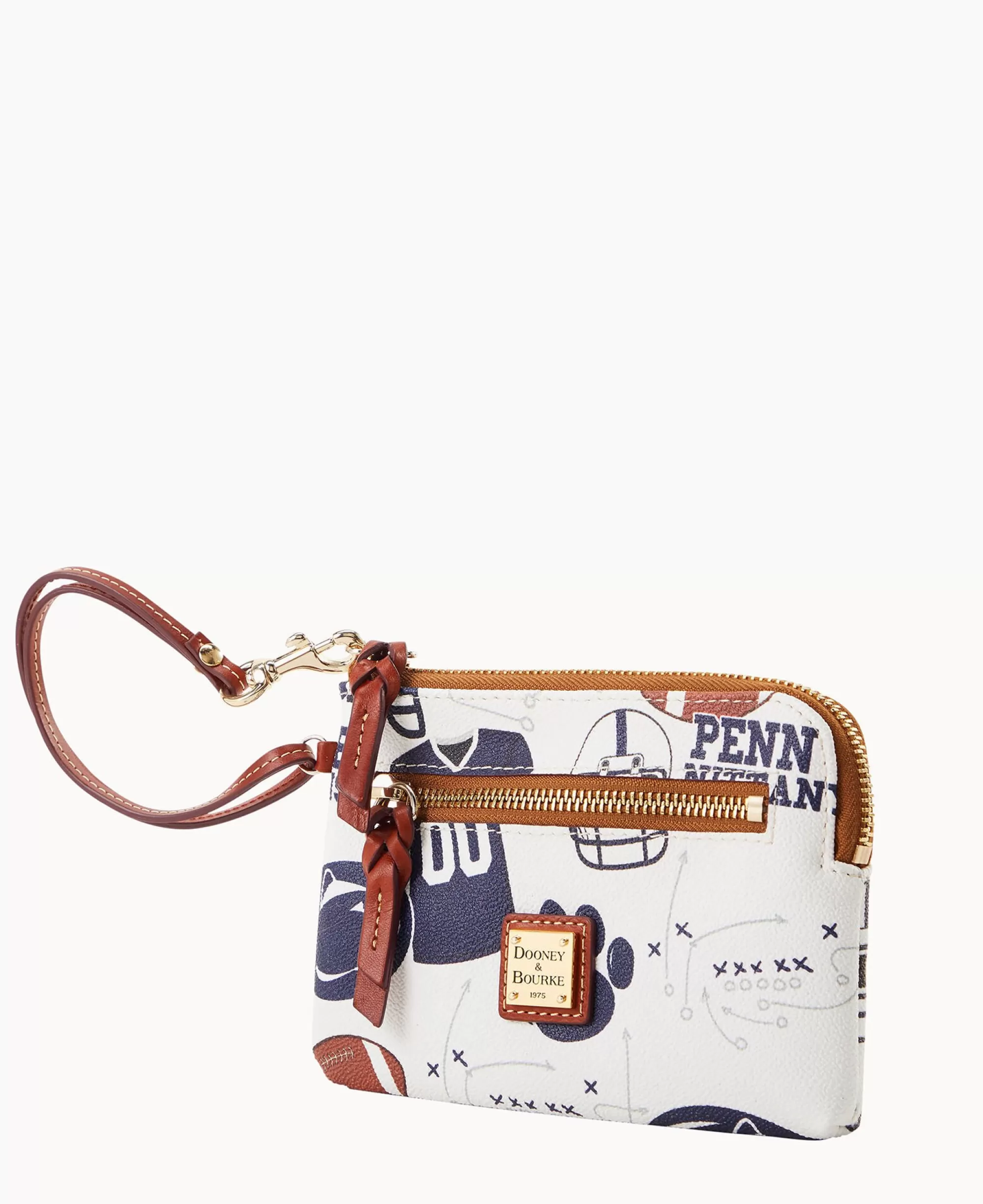 Dooney & Bourke Grab and Go | Wristlets^Collegiate University Zip Around Wristlet