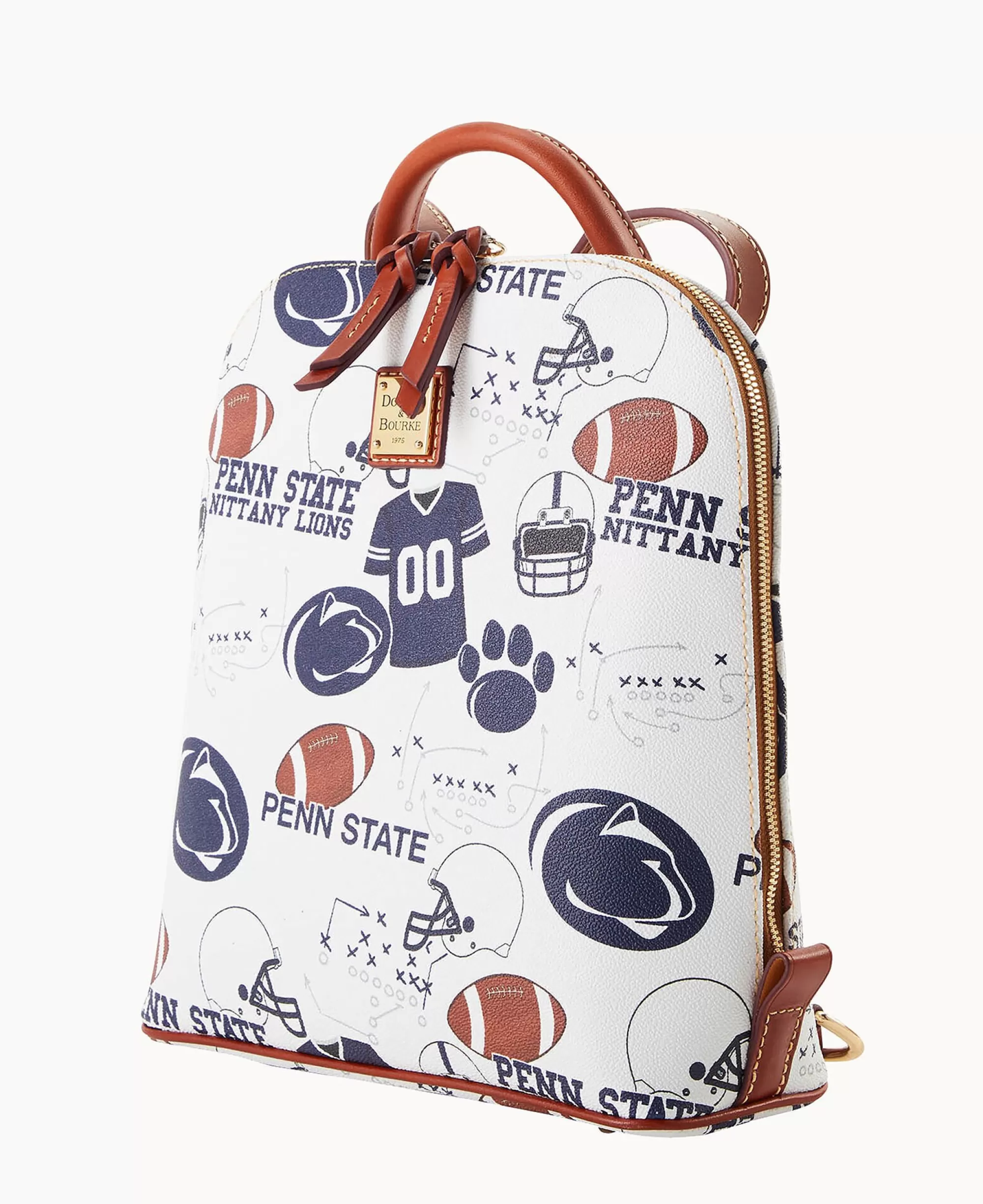 Dooney & Bourke Game Day Ready | Printed Fabric^Collegiate University Zip Pod Backpack