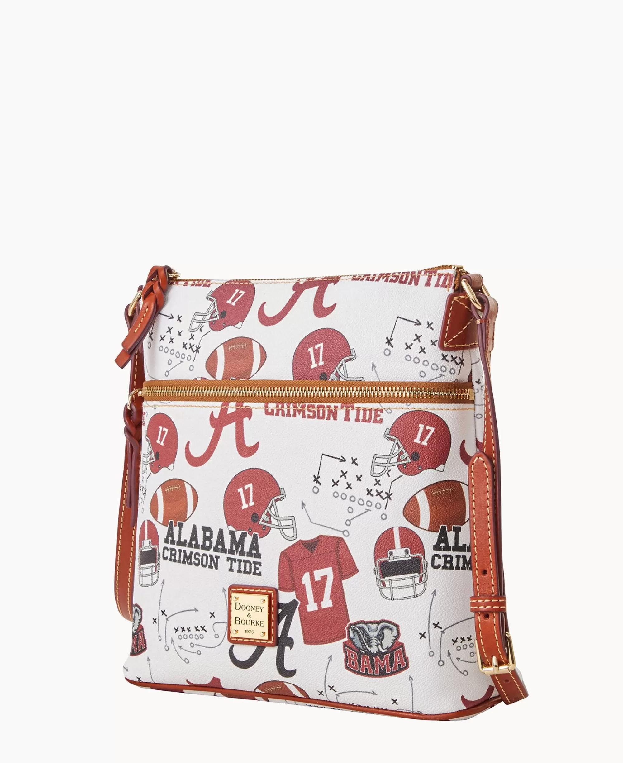 Dooney & Bourke Game Day Ready | Printed Fabric^Collegiate University of Alabama Crossbody