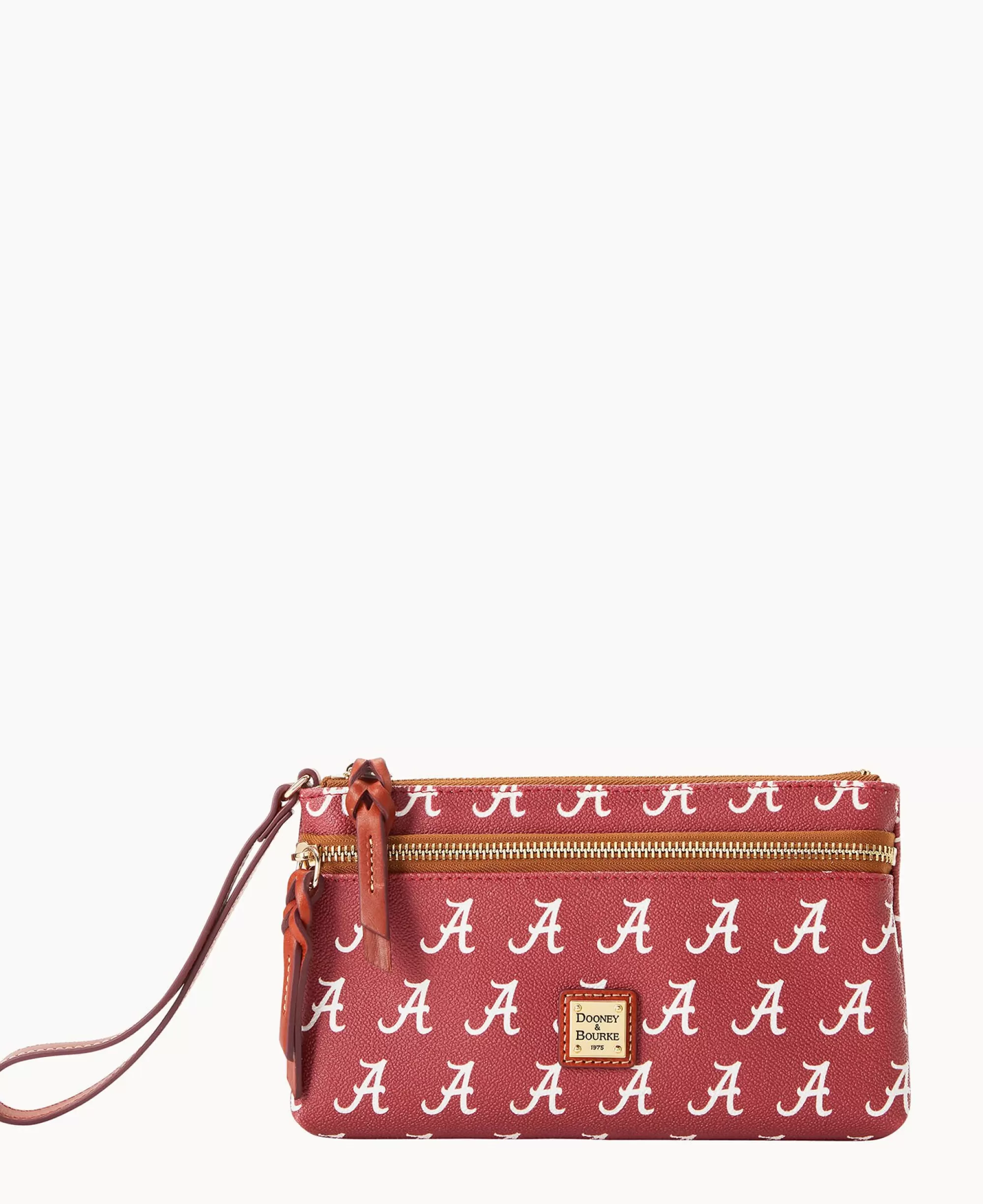 Dooney & Bourke Grab and Go | Wristlets^Collegiate a Double Zip Wristlet