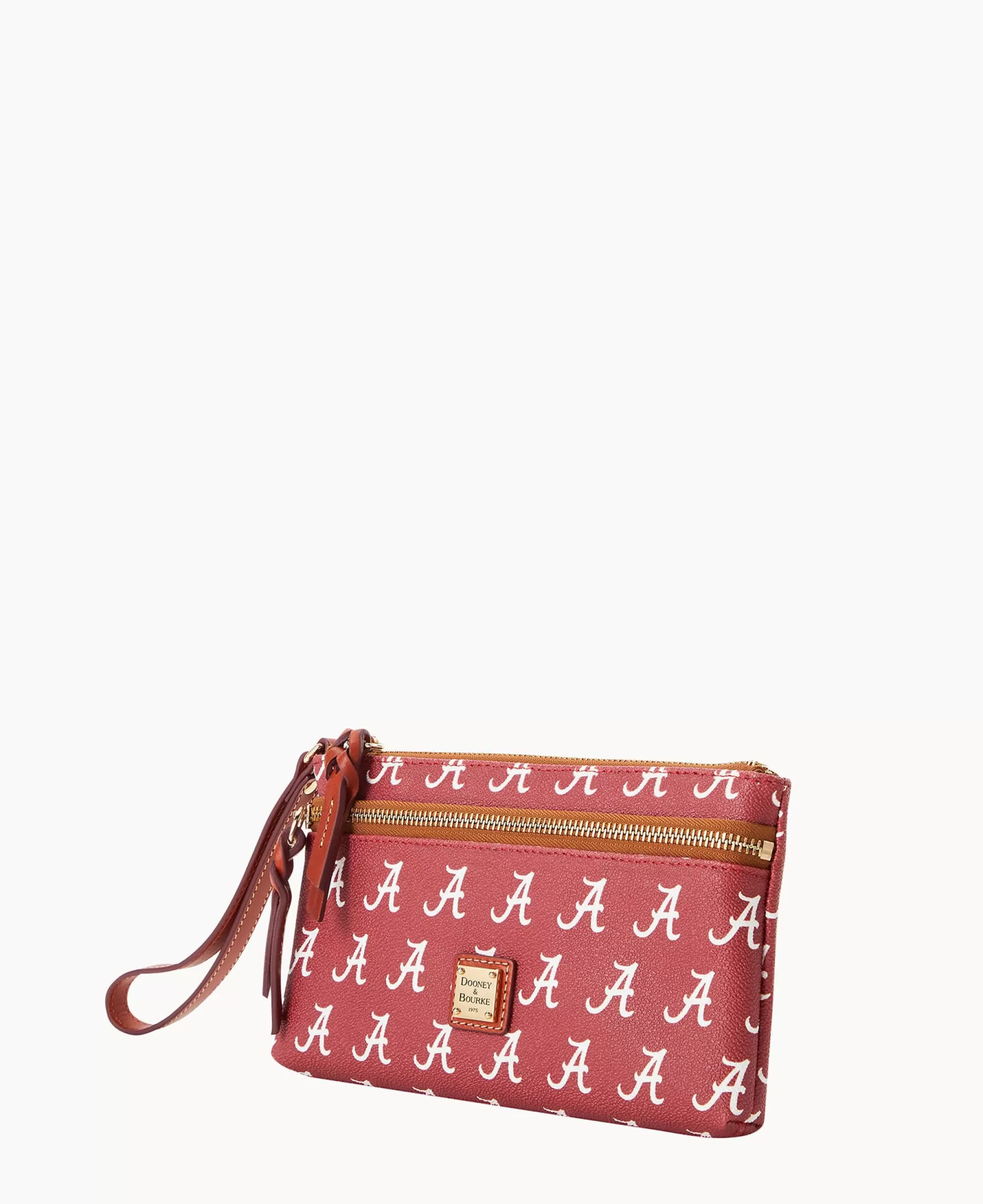 Dooney & Bourke Grab and Go | Wristlets^Collegiate a Double Zip Wristlet